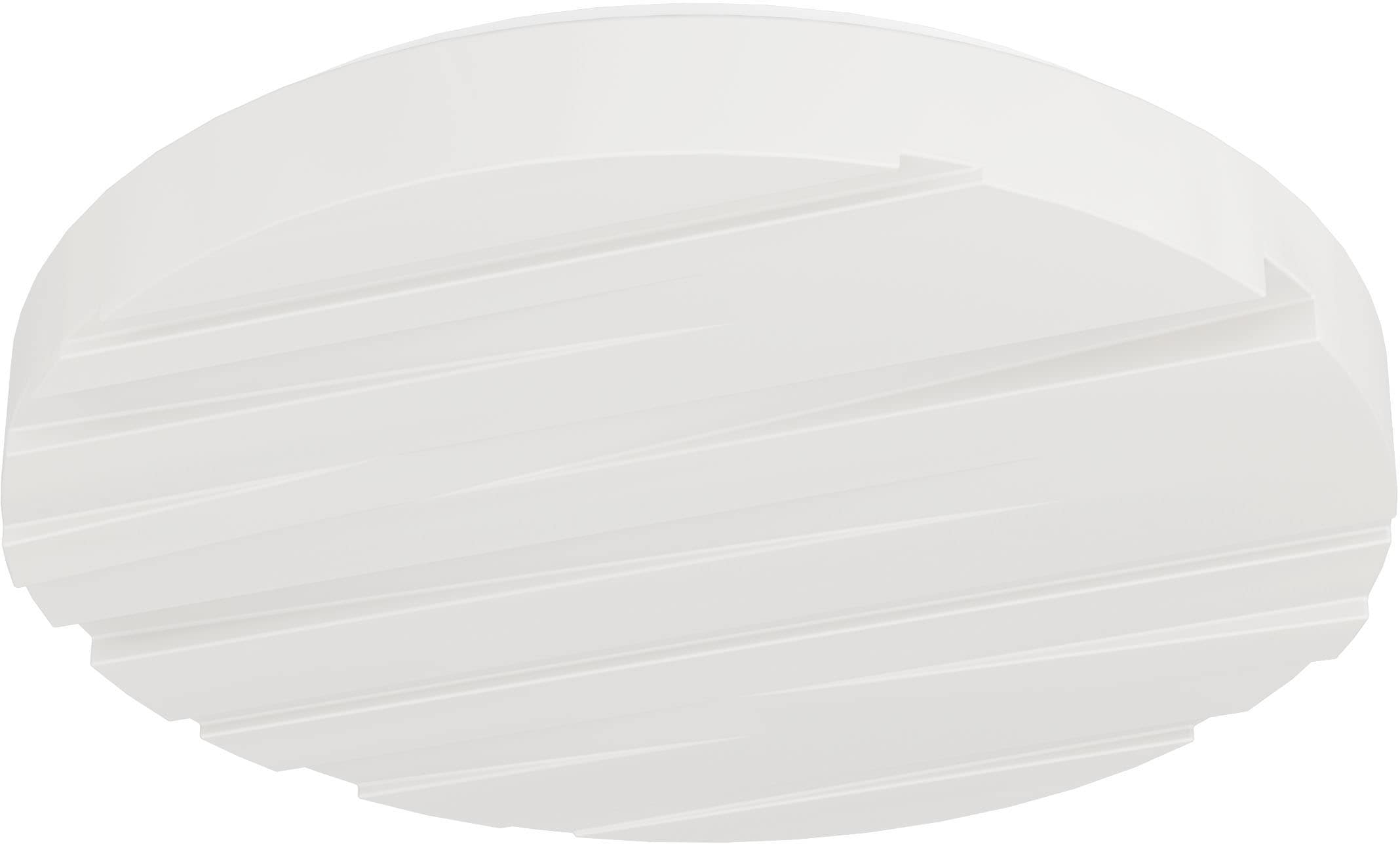 EGLO Deckenleuchte »FERENTINO«, Leuchtmittel LED-Modul | LED fest integriert, Deckenlampe mit Dekor, Lampe Decke, weiß, Deckenbeleuchtung, Ø 28 cm