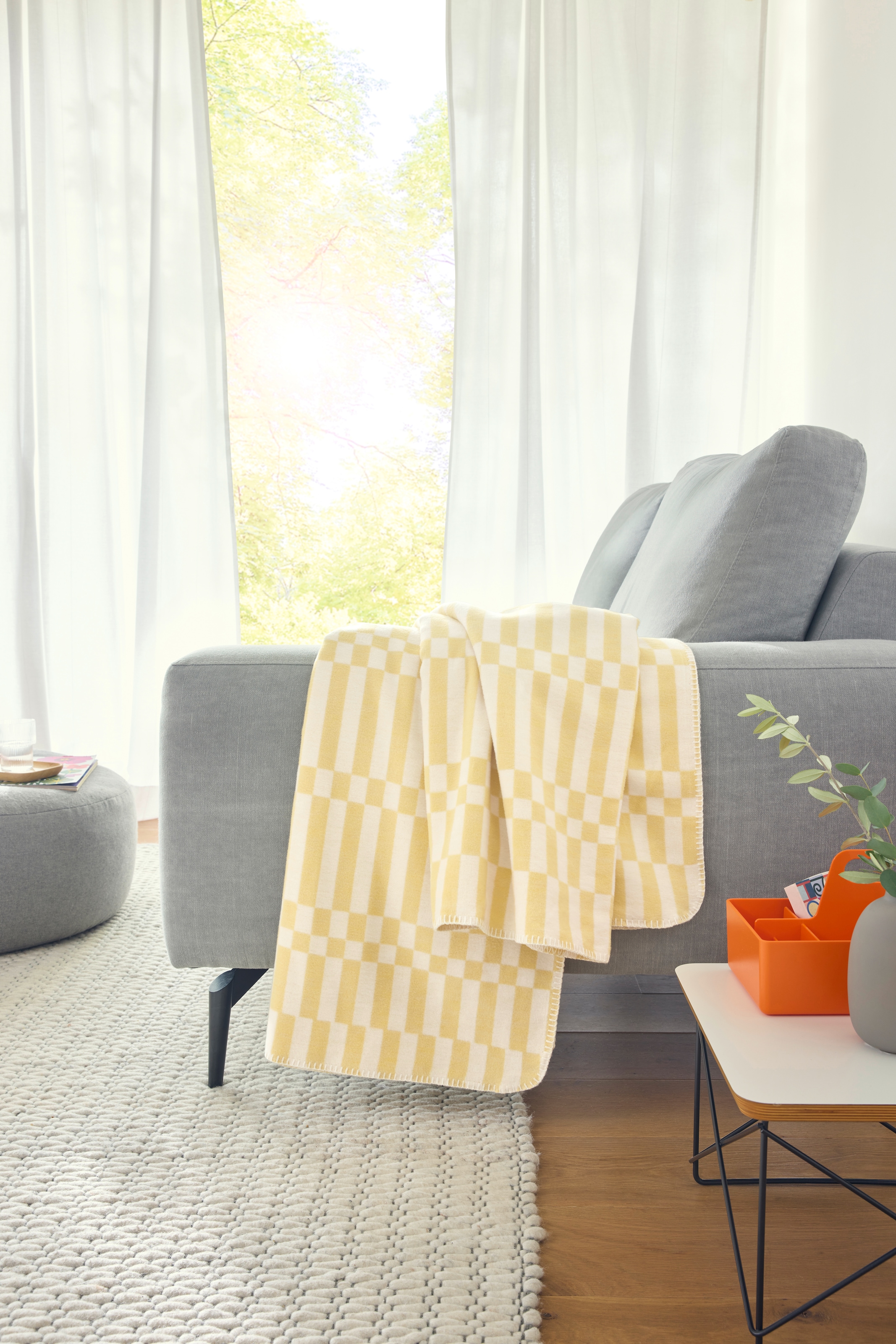 IBENA Wohndecke »Kitami« mit lebendigem Karomuster