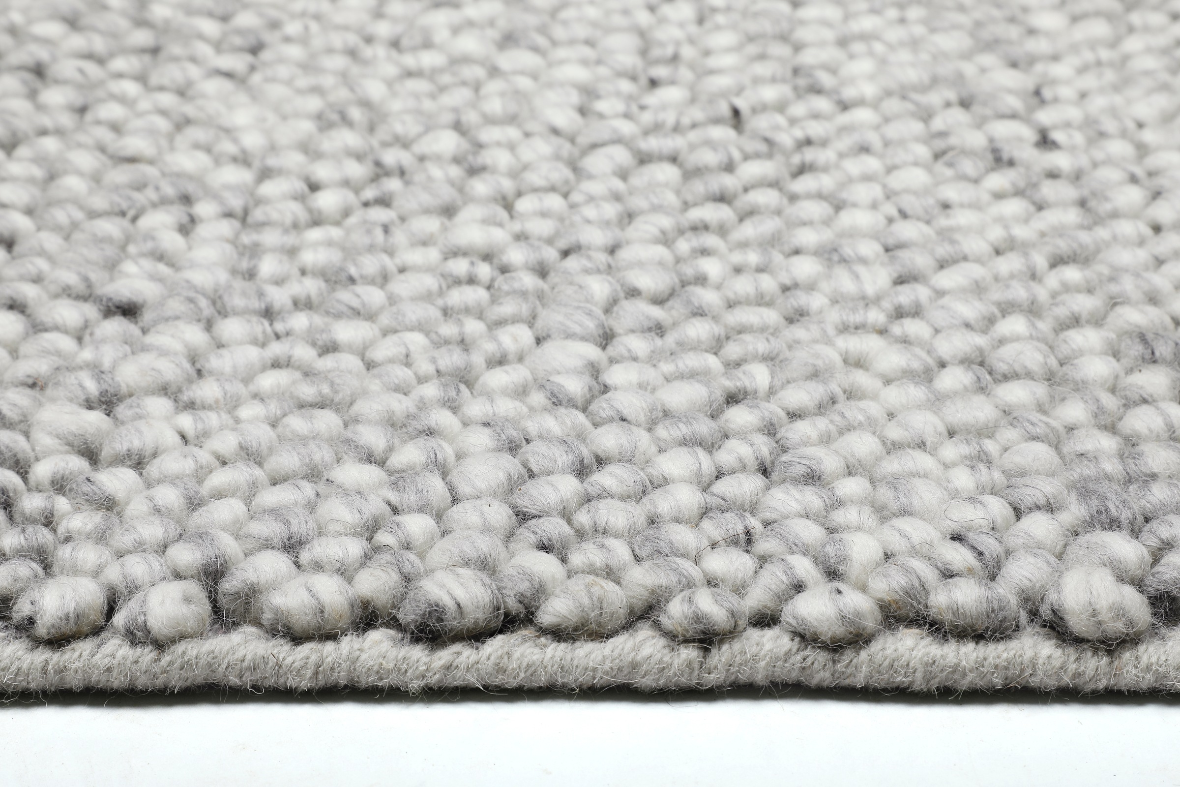 my home Wollteppich »Wolly, Wolle« rechteckig 14 mm Höhe handgewebt, Handweb Teppiche, Wohnzimmer, Schlafzimmer, Esszimmer