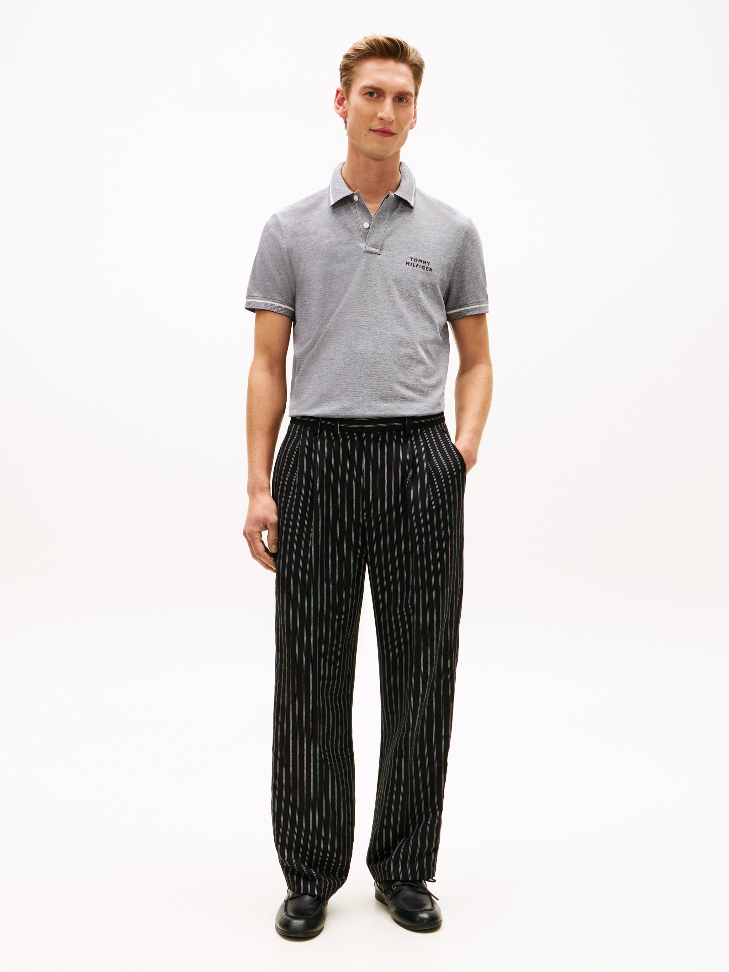 Tommy Hilfiger Poloshirt »OXFORD TWO TONE REGULAR PLACKET« Regular fit mit Polokragen