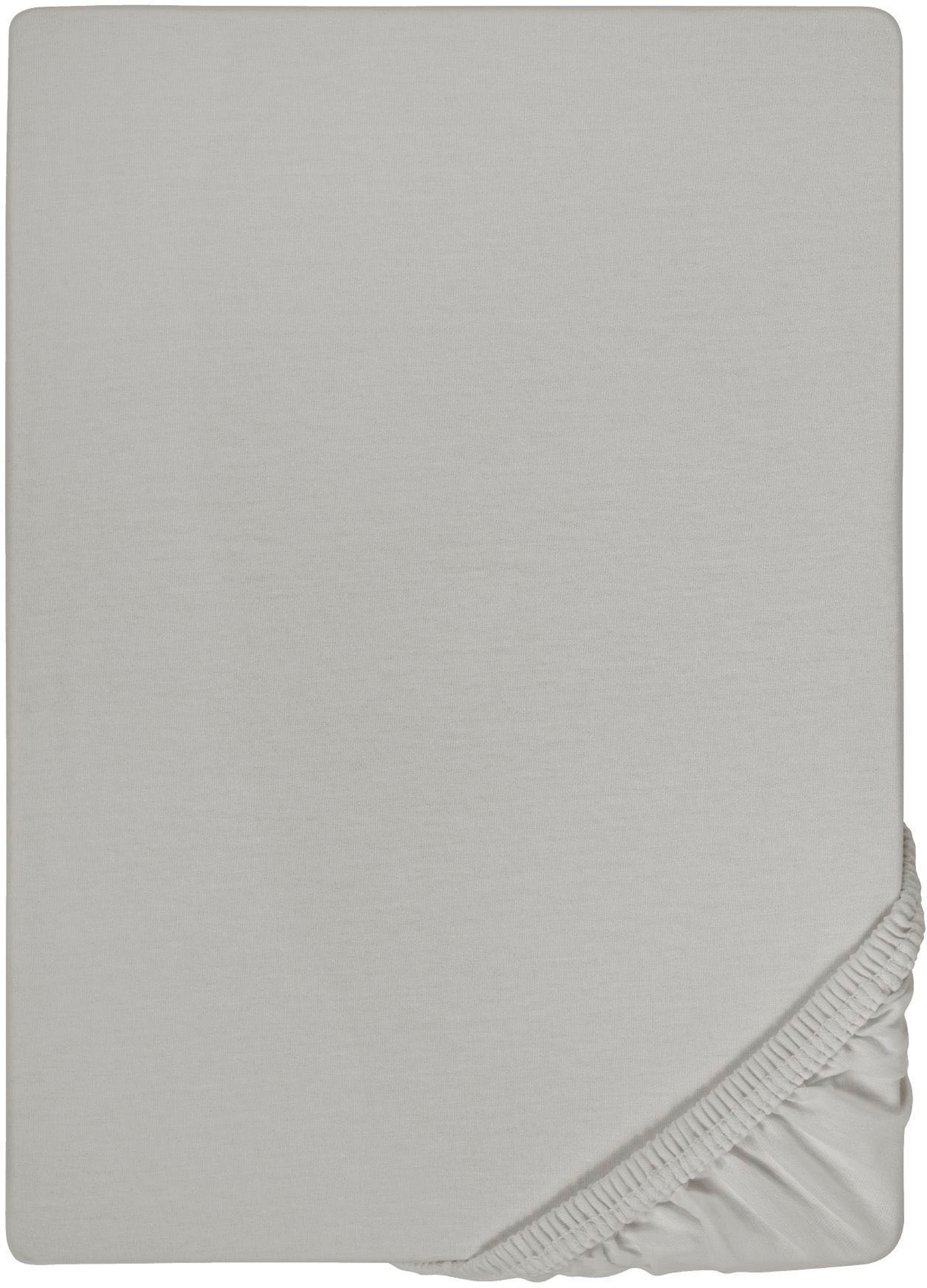 Biberna Spannbettlaken »Marc in Gr. 90x200, 140x200 oder 180x200 cm«, (1 St.), aus Baumwolle, für Matratzen bis 22 cm Höhe, Bettlaken, Spannbetttuch