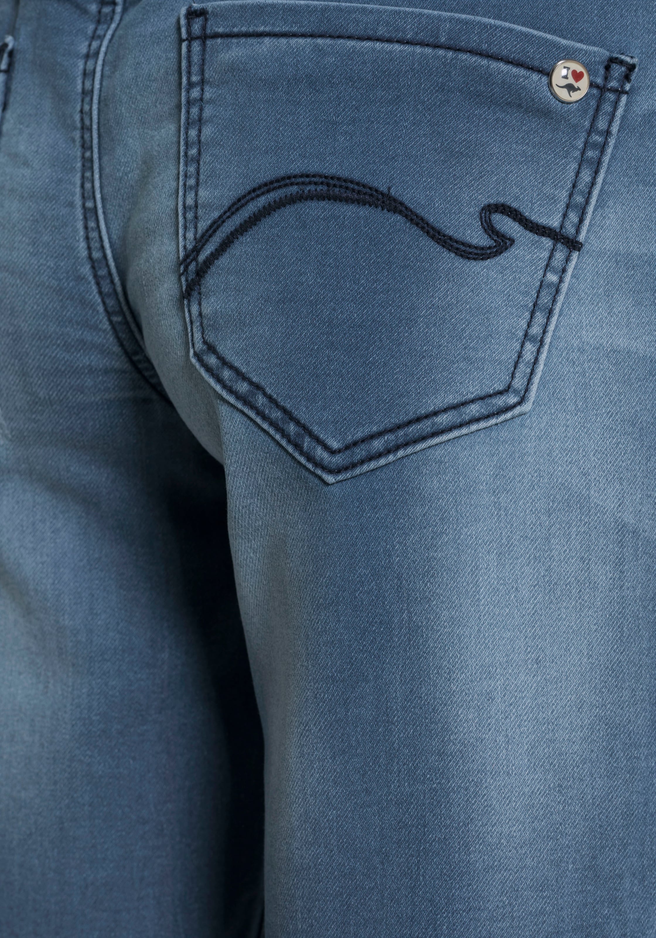 KangaROOS Jogg online JOGG-DENIM«, Bündchen elastischem Pants in mit kaufen »7/8 Denim-Optik