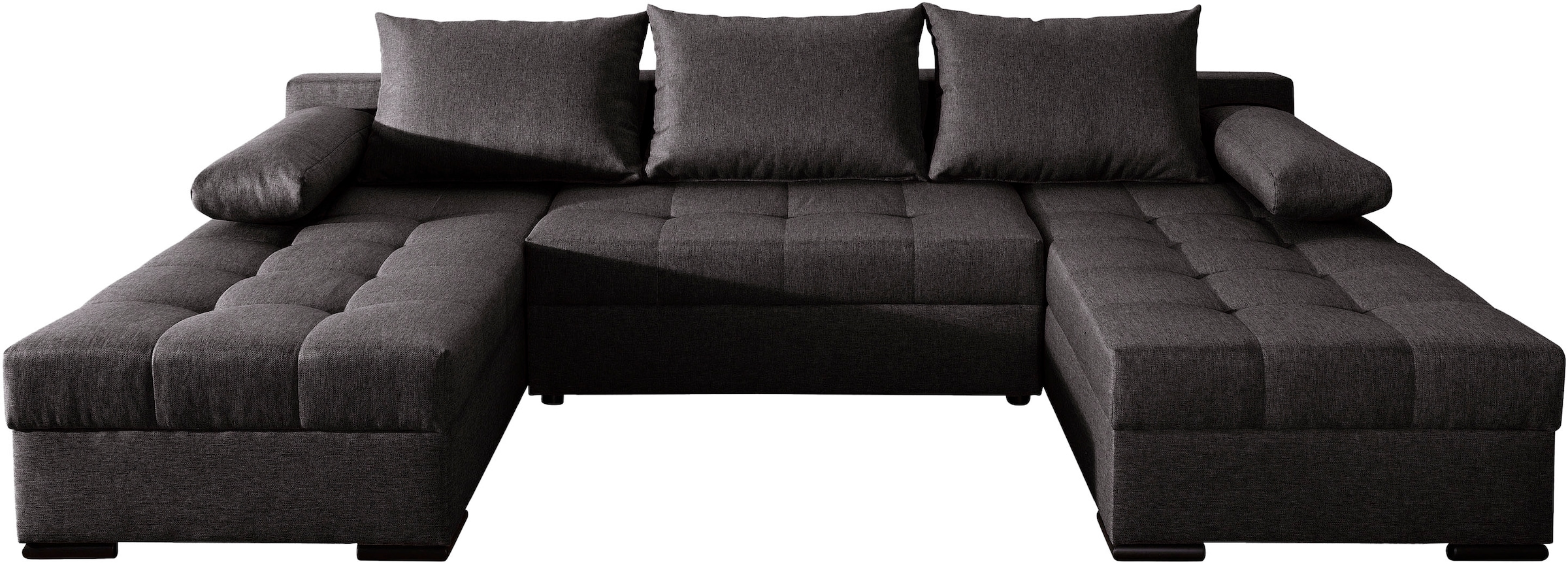 COLLECTION AB Wohnlandschaft »Josy U-Form, B: 269 cm« Bettfunktion & Bettkasten, Federkern