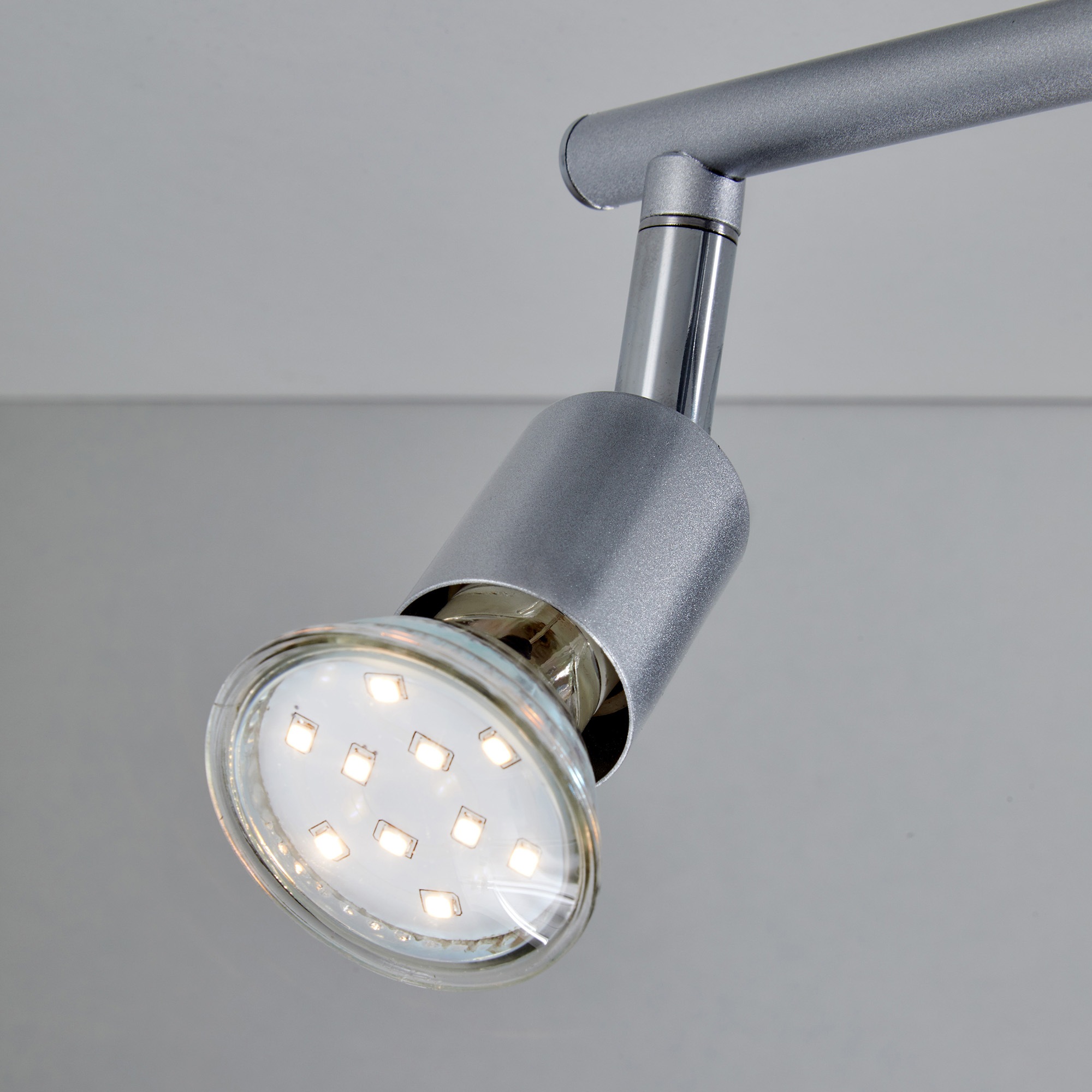 B.K.Licht LED Deckenspots, 3 flammig, Leuchtmittel GU10 | Leuchtmittel wechselbar, LED Deckenleuchte, inkl. 3 x 3W GU10 250 Lumen 3.000K, Deckenstrahler