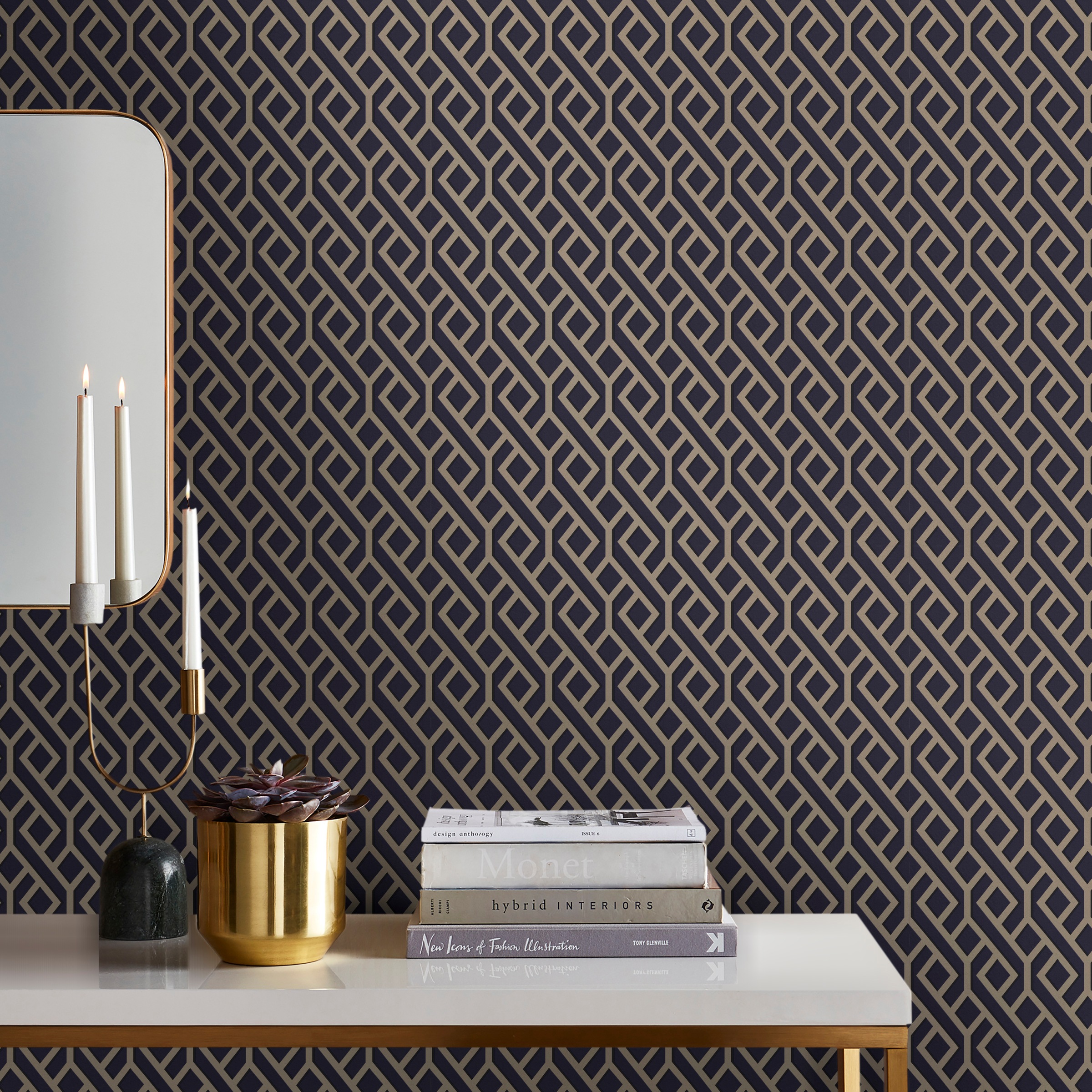 Sublime Vliestapete »Bellisimo Geo« geometrisch aufgeschäumt 10mx52cm (ca. günstig online kaufen