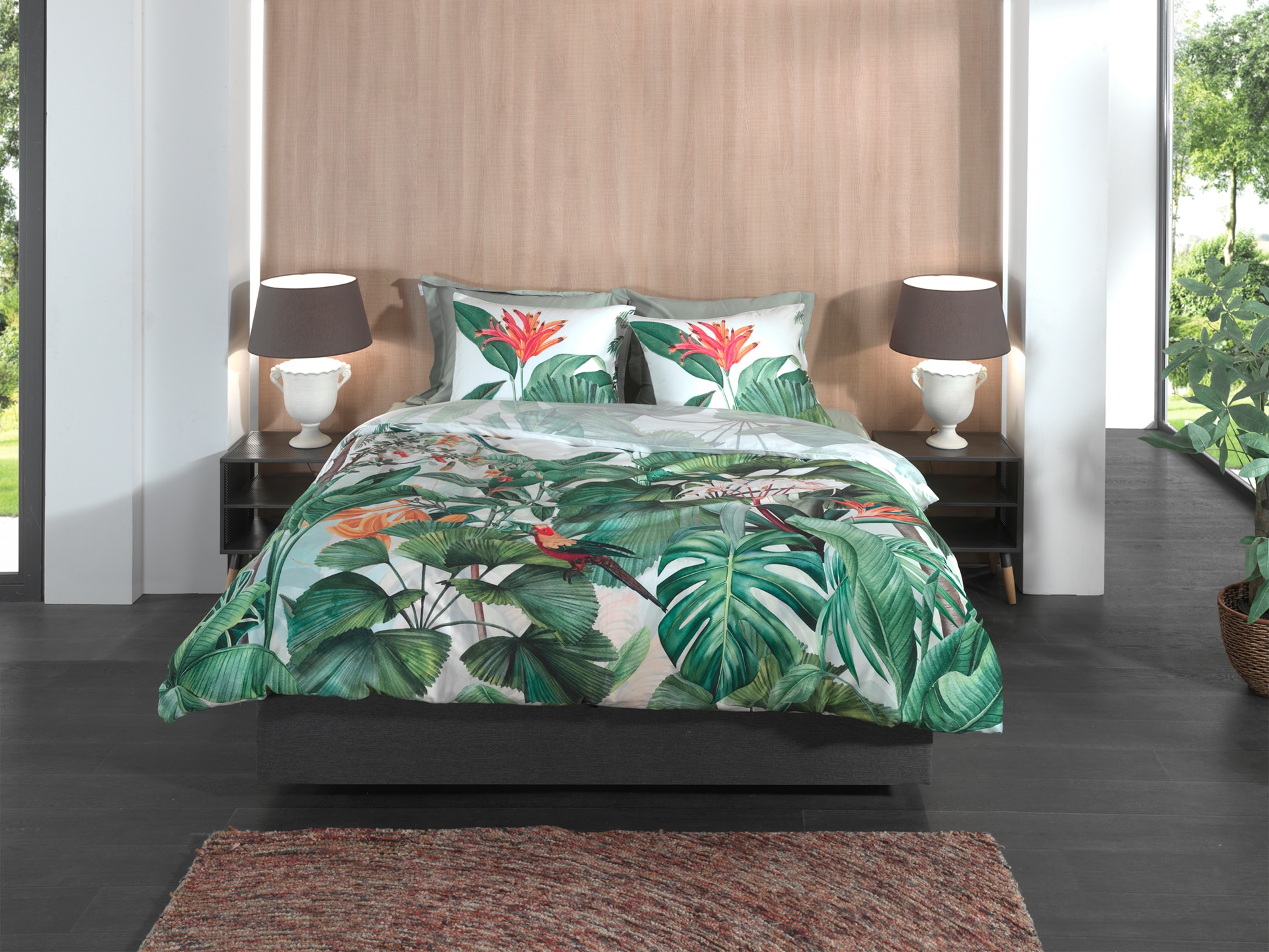 Heckett & Lane Bettwäsche »Heckettlane Bettwäsche Elisa« 2 Bettwäsche aus 100% Baumwolle, hochwertige Mako-Satin, ab 135x200 cm.