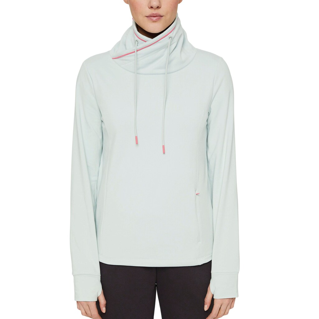 esprit sports Sweatshirt, mit kontrastfarbenen Details