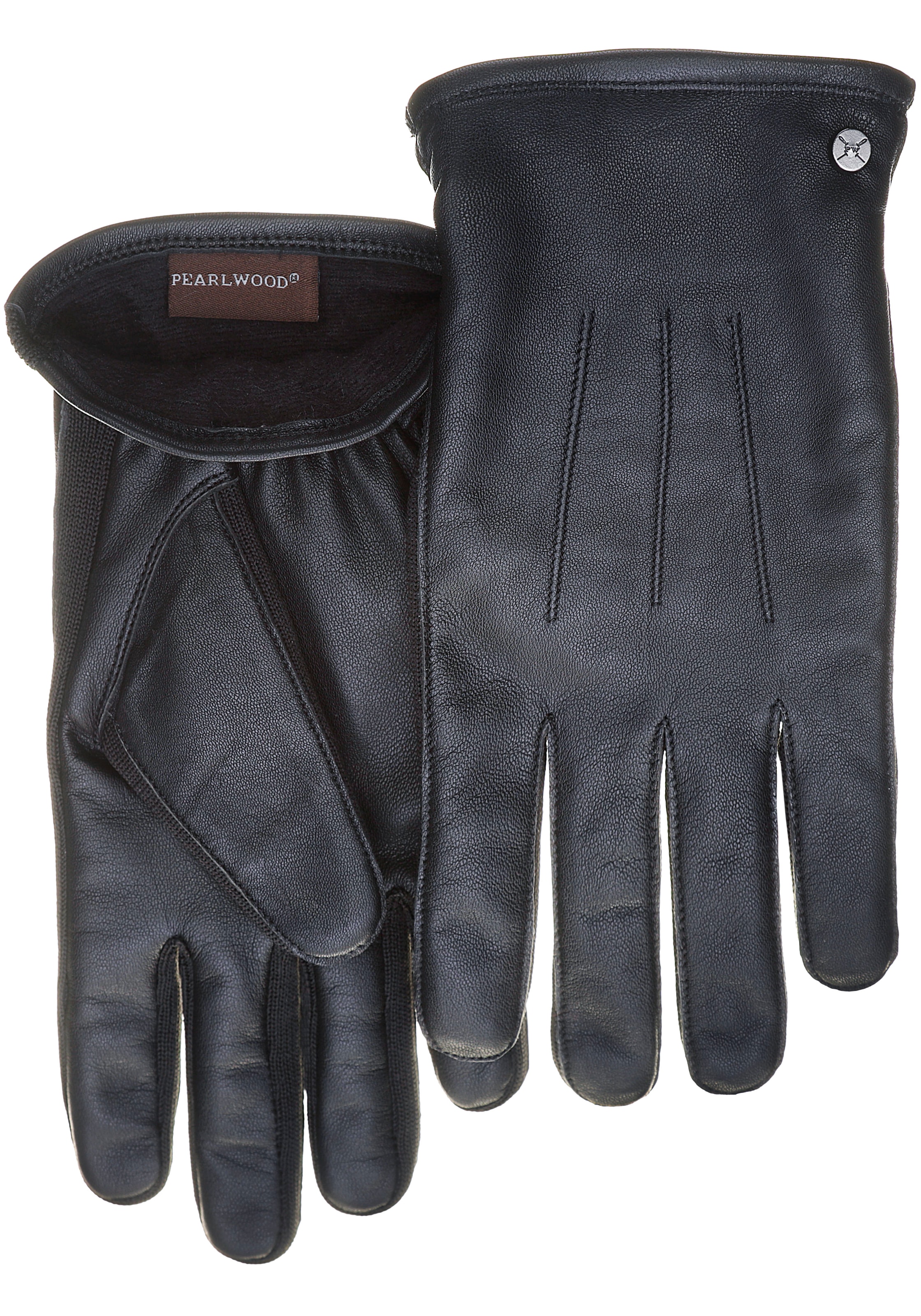 PEARLWOOD Lederhandschuhe »Will« black