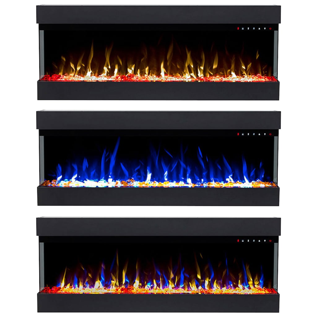 GLOW FIRE Elektrokamin »Insert Edge 36«, Wandmontage, mit Farbwechsler und Fernbedienung
