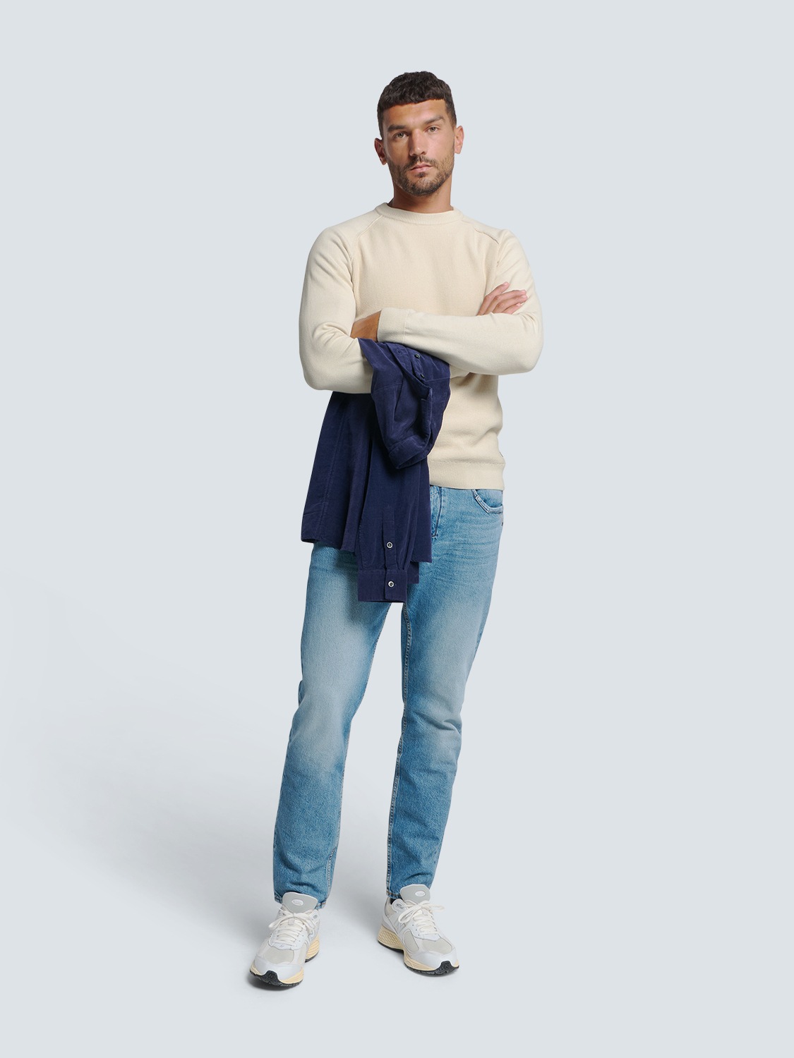 NO EXCESS Rundhalspullover »No Excess Crewneck Pullover«