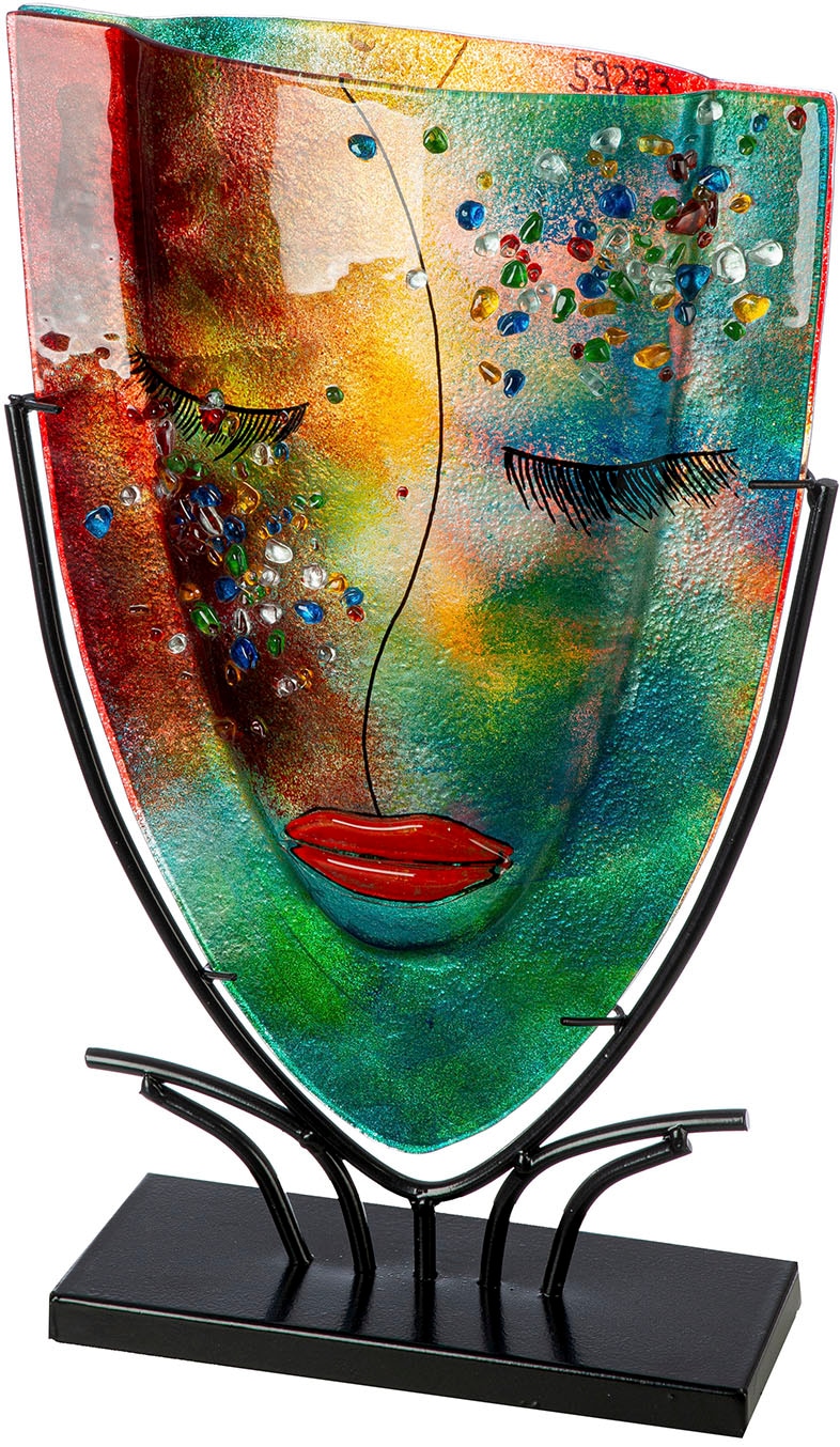 Casablanca by Gilde Tischvase »Gesichtsvase oval Violet lila H. 49 cm«, (1 günstig online kaufen