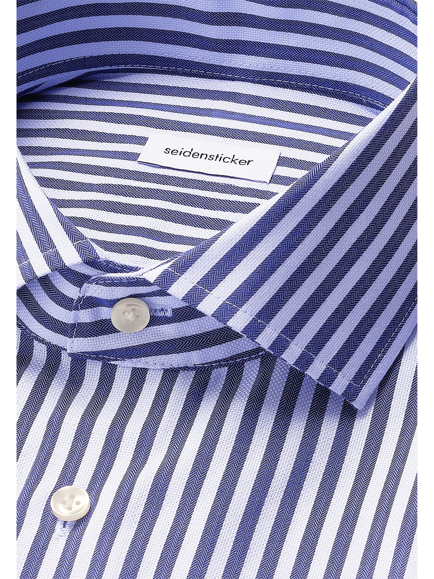 seidensticker Businesshemd »Schwarze Rose« Slim 1/1 Kentkragen Gestreift