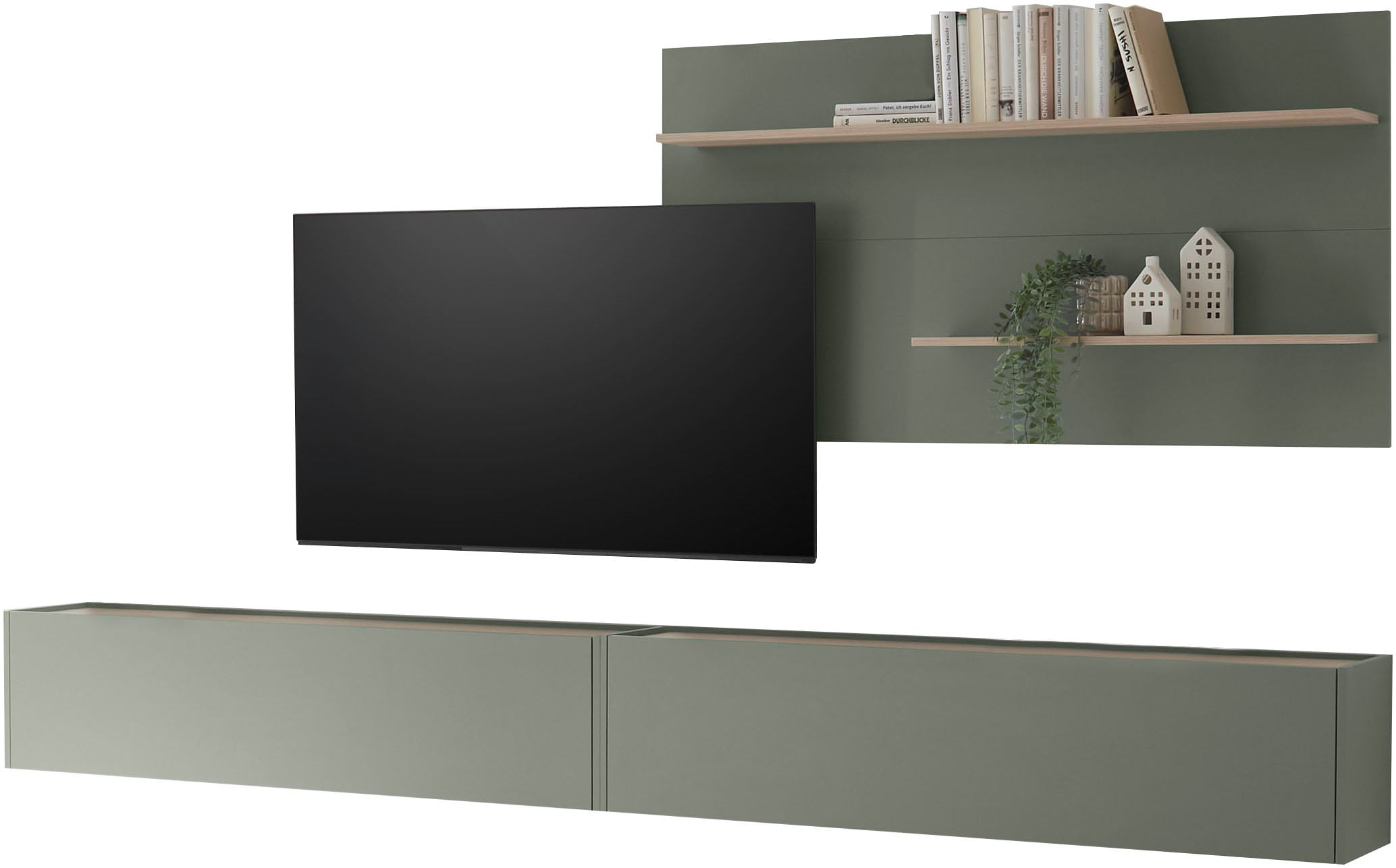 Home affaire Wohnwand »City/Giron, moderne Anbauwand, Komplettset in vielen Farben verfügbar« Set, 3 Stk. tlg.