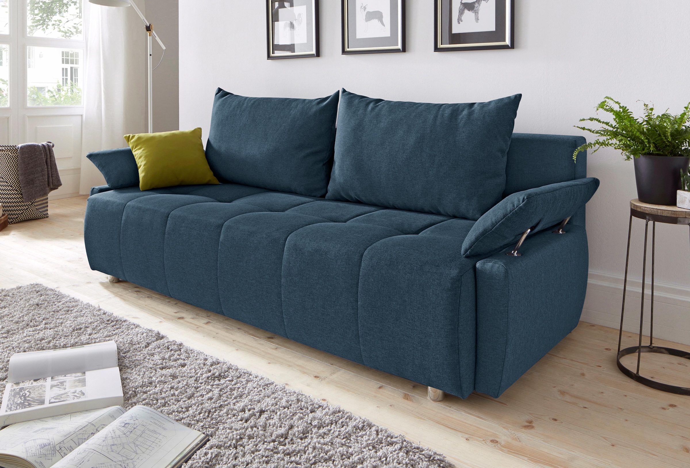 COLLECTION AB Schlafsofa »Funtastic«, mit Federkern, Bettfunktion,  inklusive 2 Rücken- und 1 Zierkissen auf Rechnung kaufen | Alle Sofas