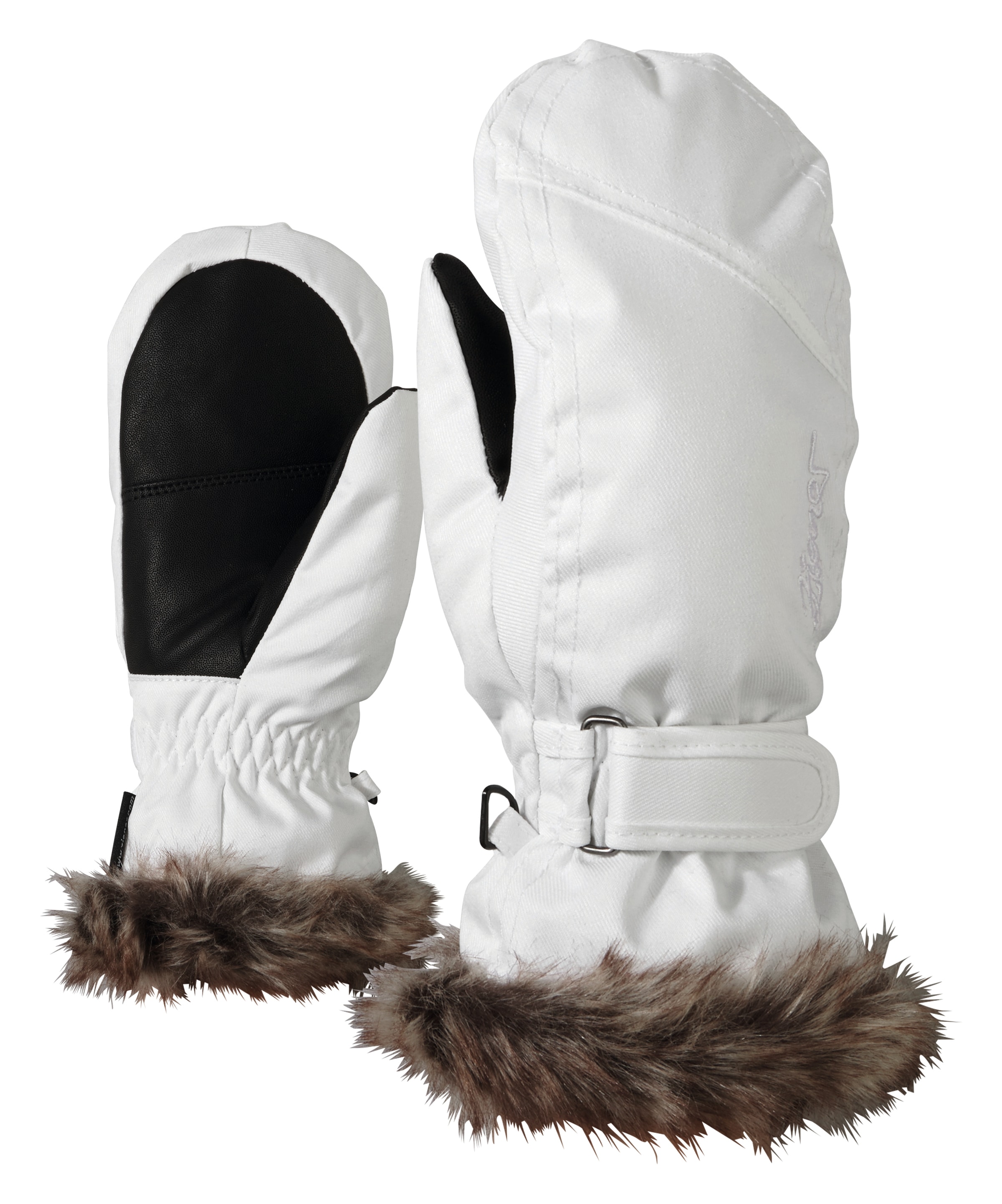 ZIENER Fäustlinge »LED MITTEN« white 5 ZIENER Winterskifäustling für Mädchen