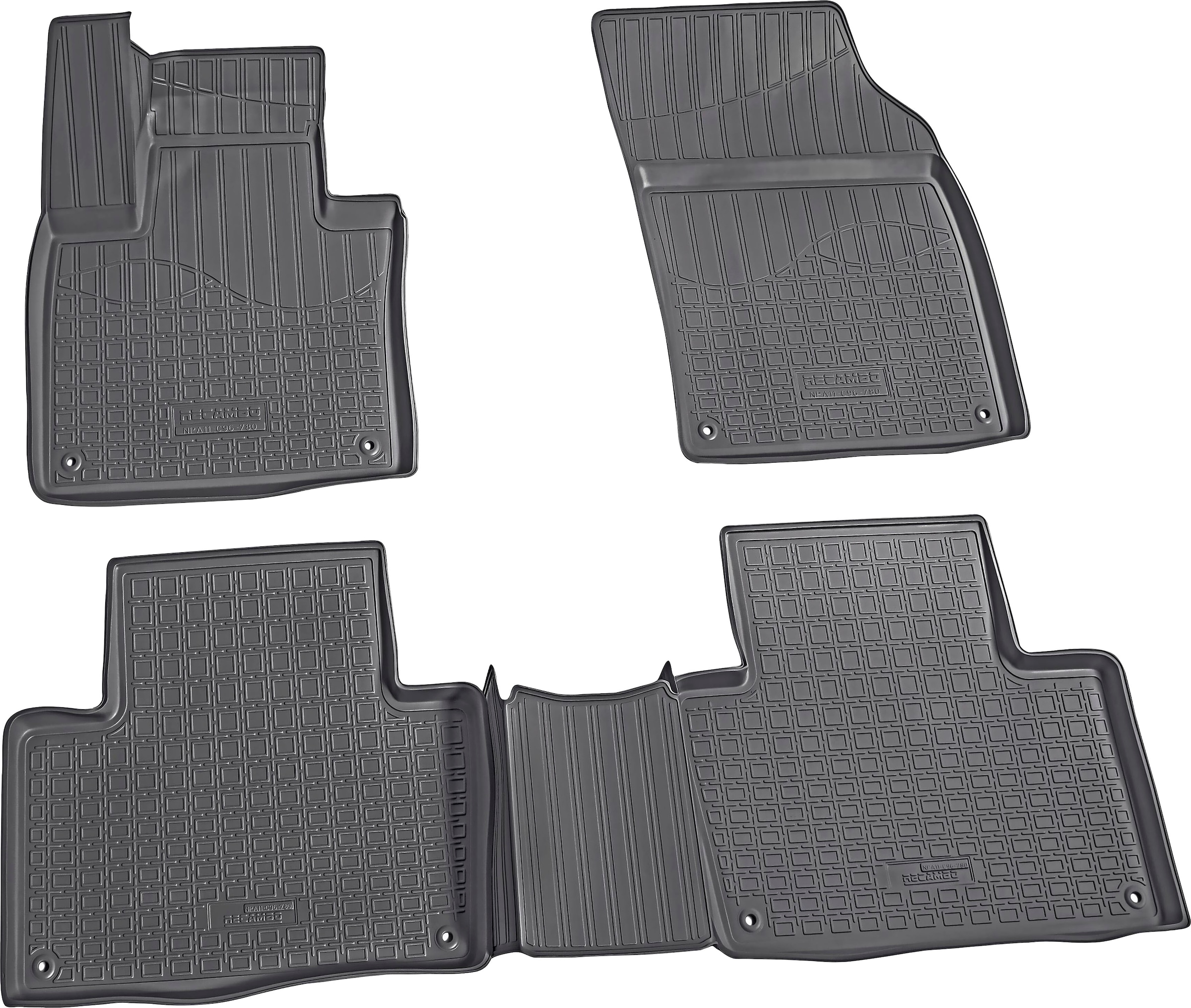 RECAMBO Passform-Fußmatten (Set, im perfekte 2015, St.), Volvo, II XC90, »CustomComforts«, Passform jetzt ab %Sale 4