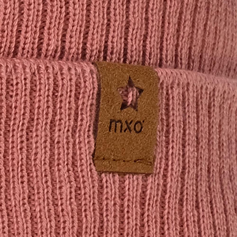 MAXIMO Beanie, aus Baumwolle, wärmend, gefüttert, unifarben