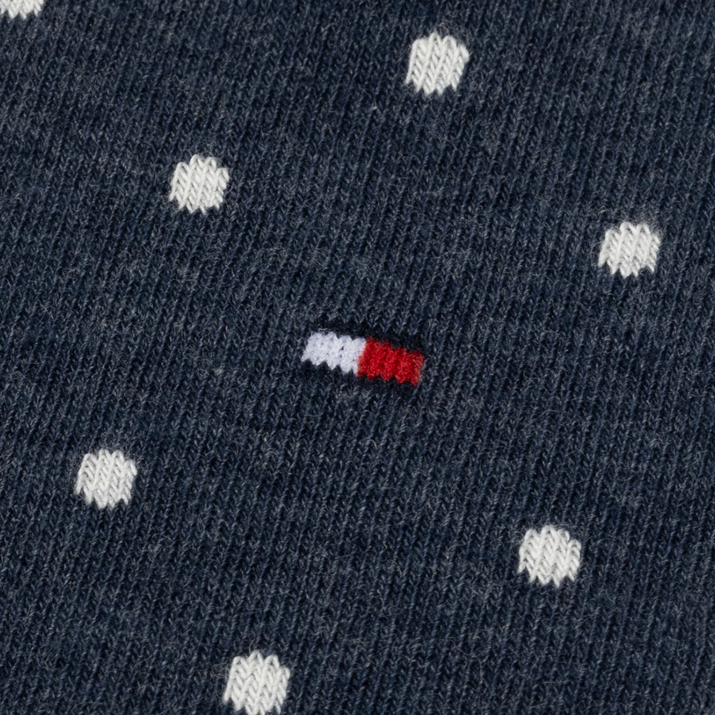 Tommy Hilfiger Socken »TH WOMEN SOCK DOT«, (2 Paar), mit feinem Rippenbündchen und Logostickerei