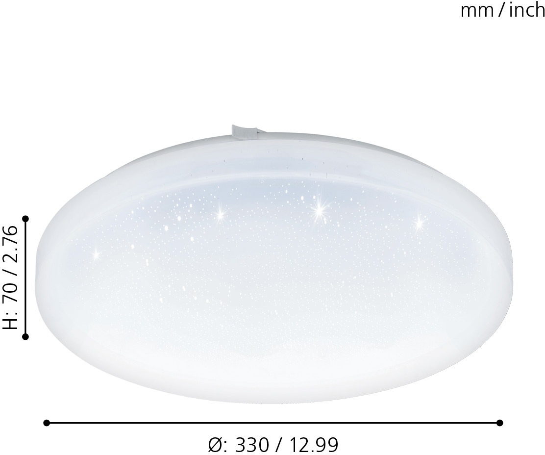EGLO LED Deckenleuchte »FRANIA-S«, 1 flammig, Leuchtmittel LED-Board   LED günstig online kaufen