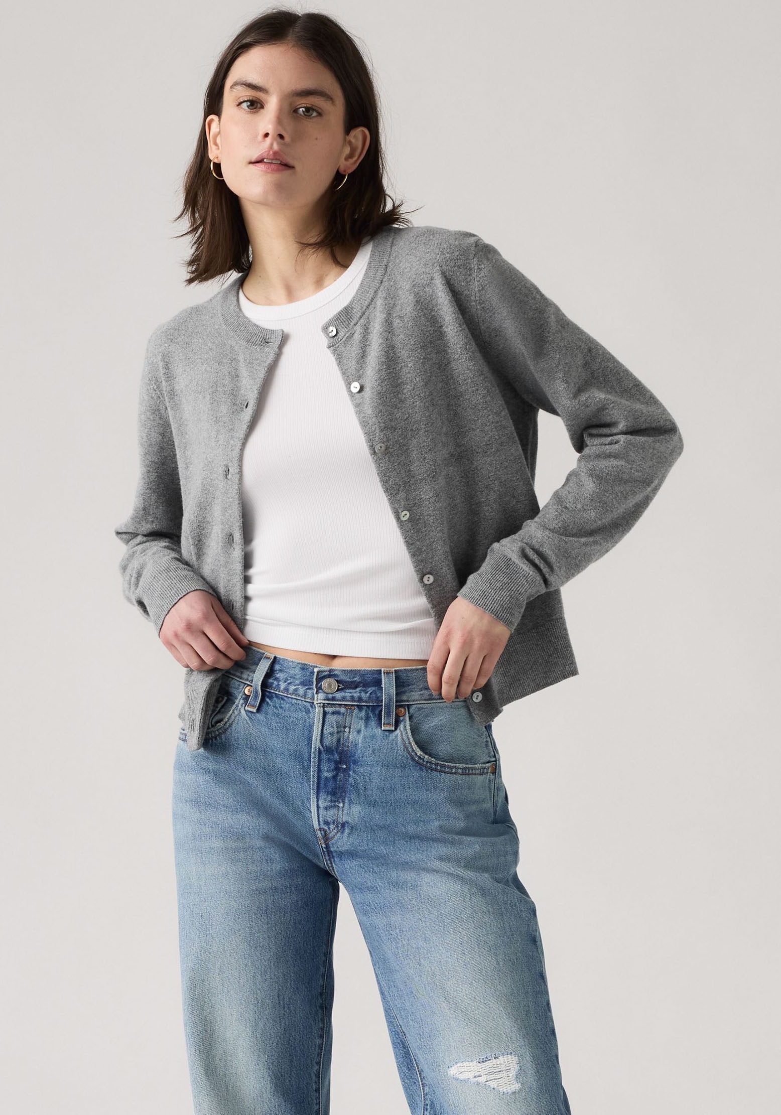 Levi's® Strickjacke »TARA SUPER SOFT C« mit Knopfverschluss