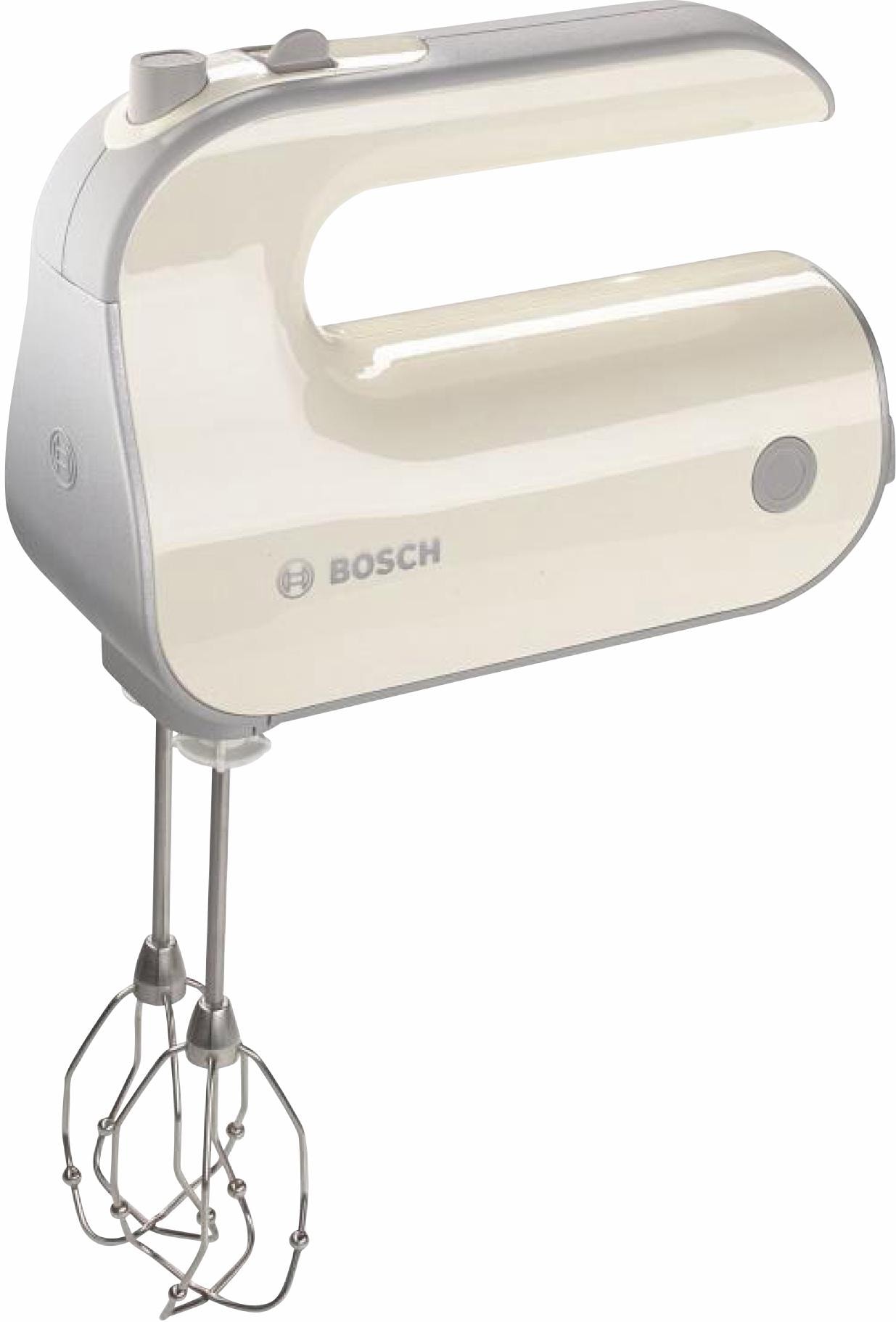 BOSCH Handmixer »Styline MFQ40301, Edelst. Rührbesen/Knethaken, 5 Stufen, hellgelb«, 500 W, Turbostufe, leichtes Gehäuse, Made in Europe