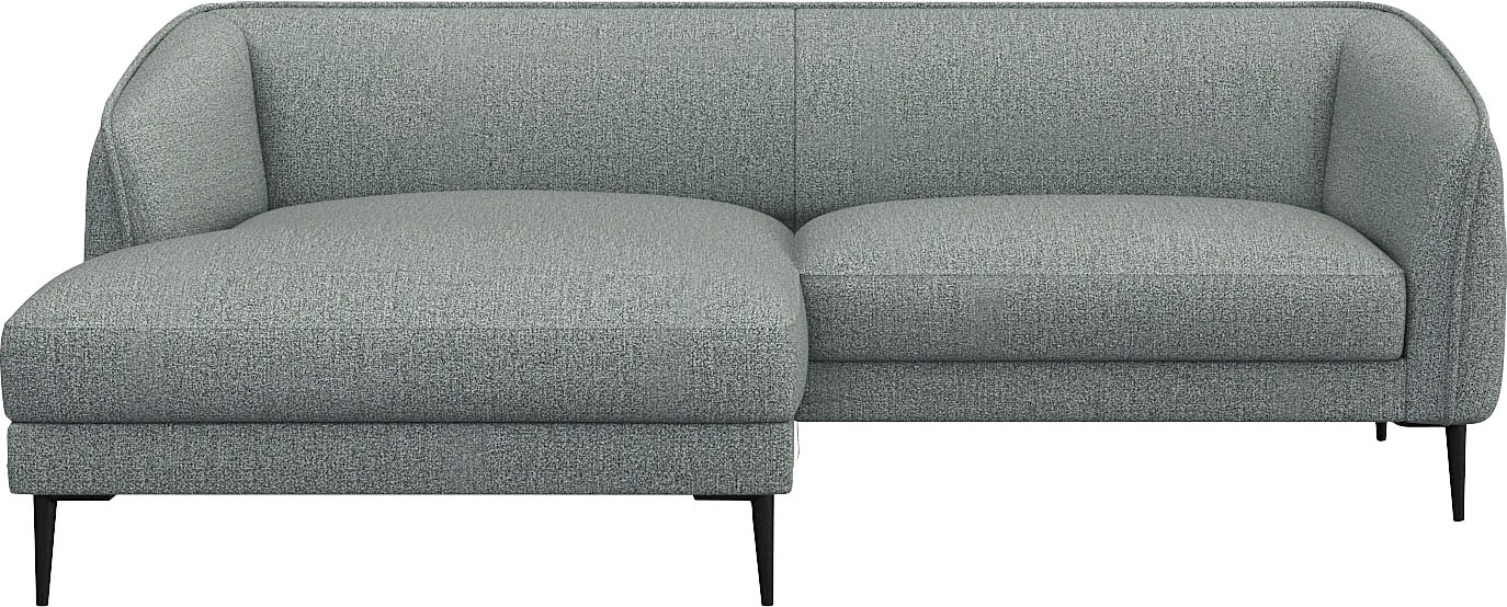 FLEXLUX Ecksofa »Belle Designsofa, bequem durch Kaltschaum im Sitz, OTTOs C günstig online kaufen