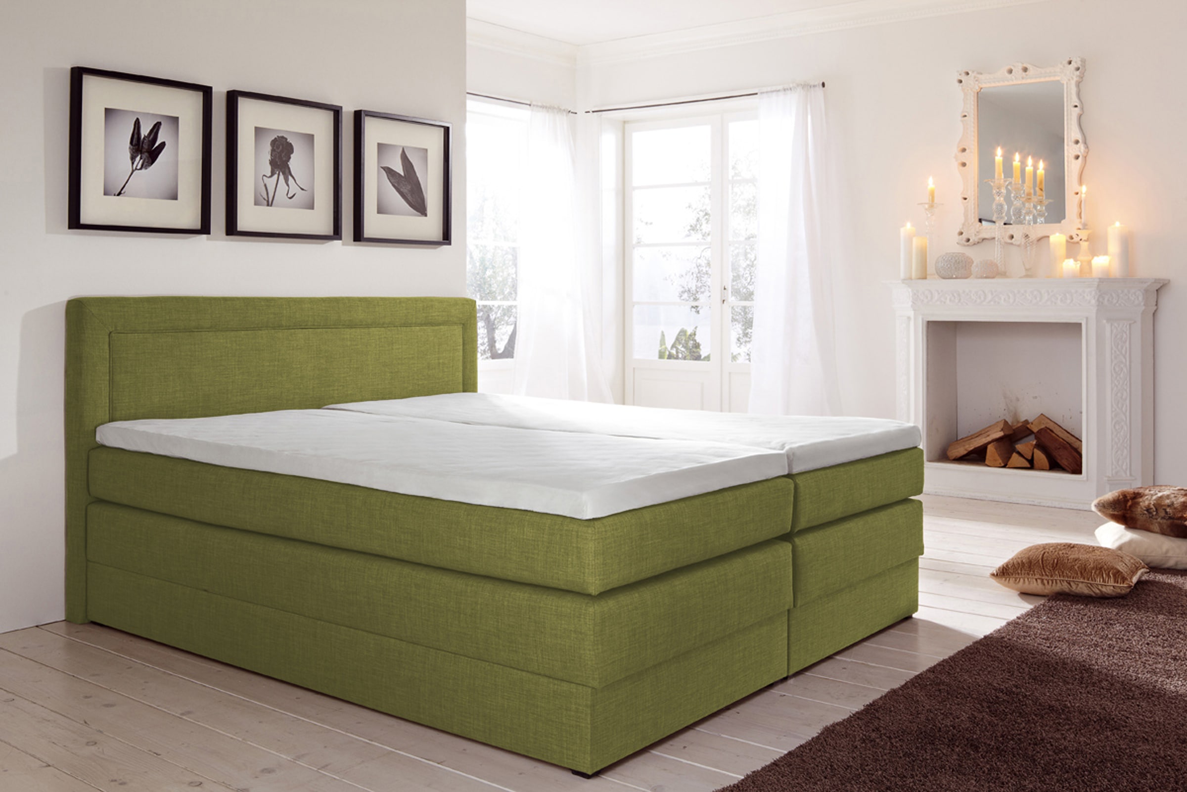 Bild von hapo Boxspringbett, mit Bettkasten