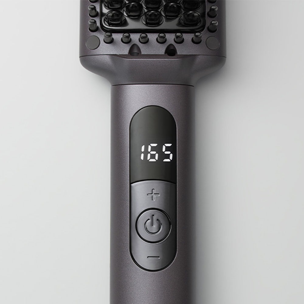 Medion® Glätteisen »Haarglättbürste HB1 (MD19859)«, Keramik-Turmalin, Keramik/Turmalin beschichtete Borsten, Ionen-Technologie