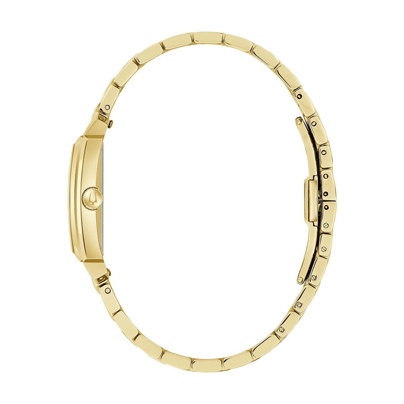 Bulova Quarzuhr »Sutton« Armbanduhr, Damenuhr, Edelstahlarmband, analog