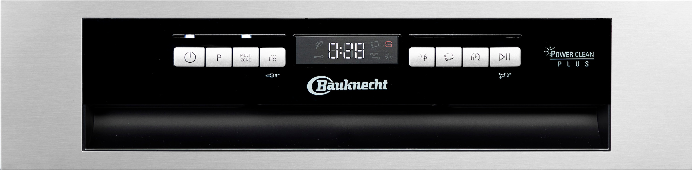 BAUKNECHT teilintegrierbarer Geschirrspüler »BK6PB10BS7A0«, 10 Maßgedecke, PowerClean