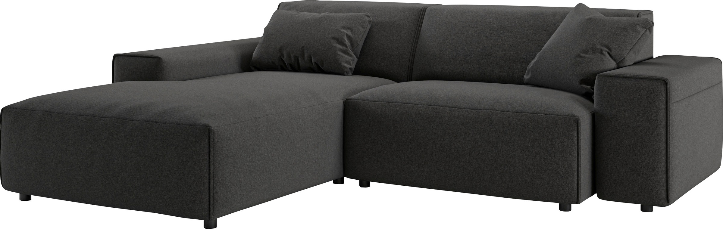 andas Ecksofa »Glimminge L-Form auch in Breitcord, Feincord + Easy care-Bezug,«, Breite 234, Zierkissen