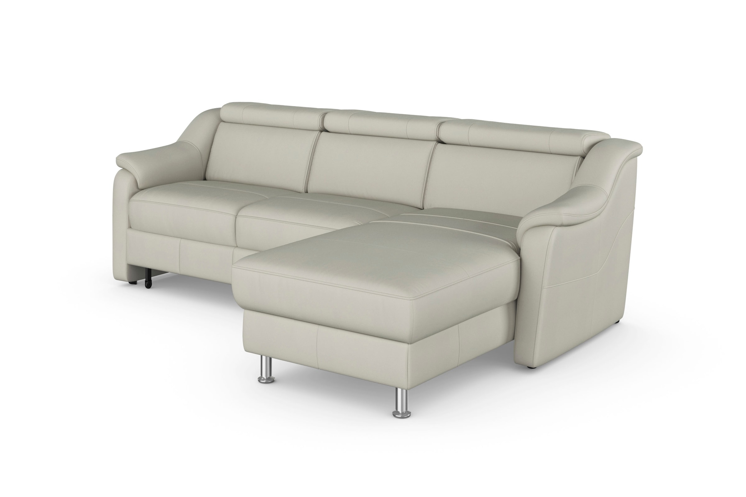 sit&more Ecksofa »Freetown L-Form«, inklusive Kopfteilverstellung und komfortablem Federkern