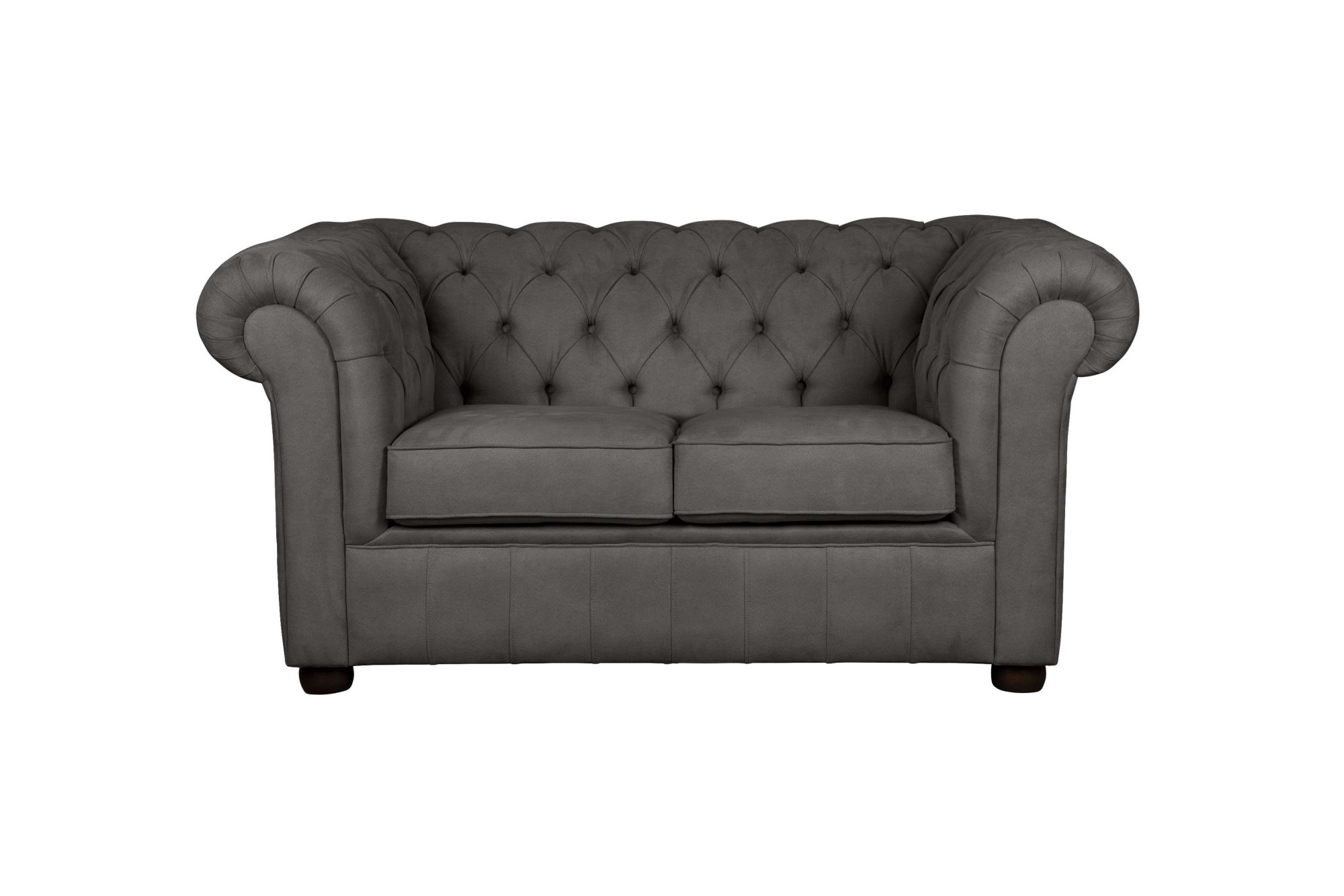 Home affaire 2-Sitzer »CHARENTE, Chesterfield-Sofa, Wellenfederung, Maße: B/T/H: 147/89/74 cm«, mit edler Knopfheftung und typischen Armlehnen