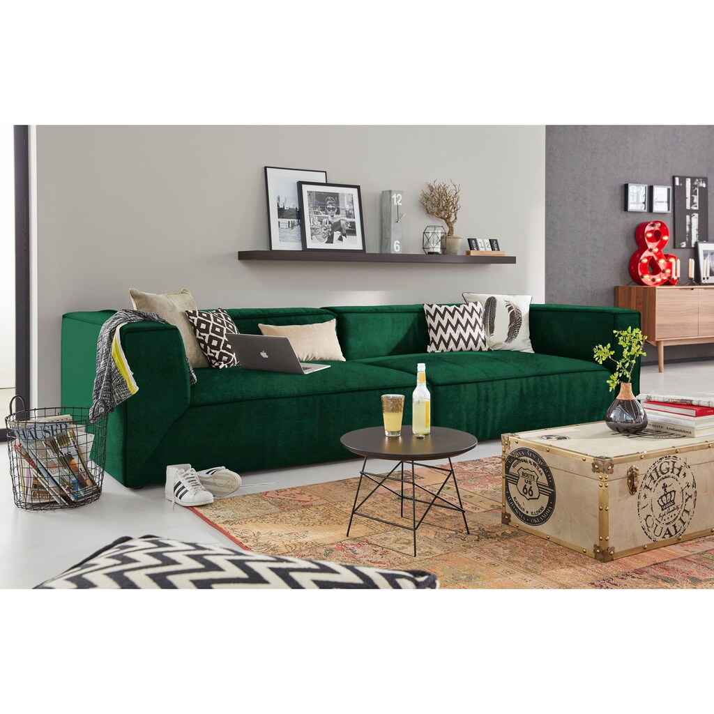 TOM TAILOR HOME Big-Sofa »BIG CUBE«, in 2 Breiten, wahlweise mit Sitztiefenverstellung, Tiefe 129 cm