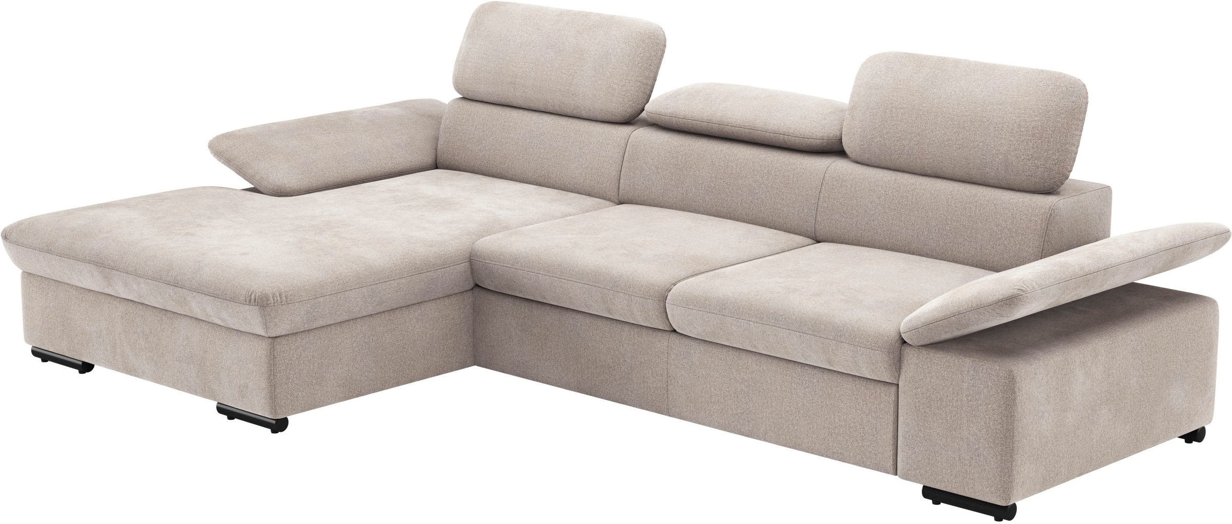 sit&more Ecksofa »Alcudia L-Form«, wahlweise mit Bettfunktion