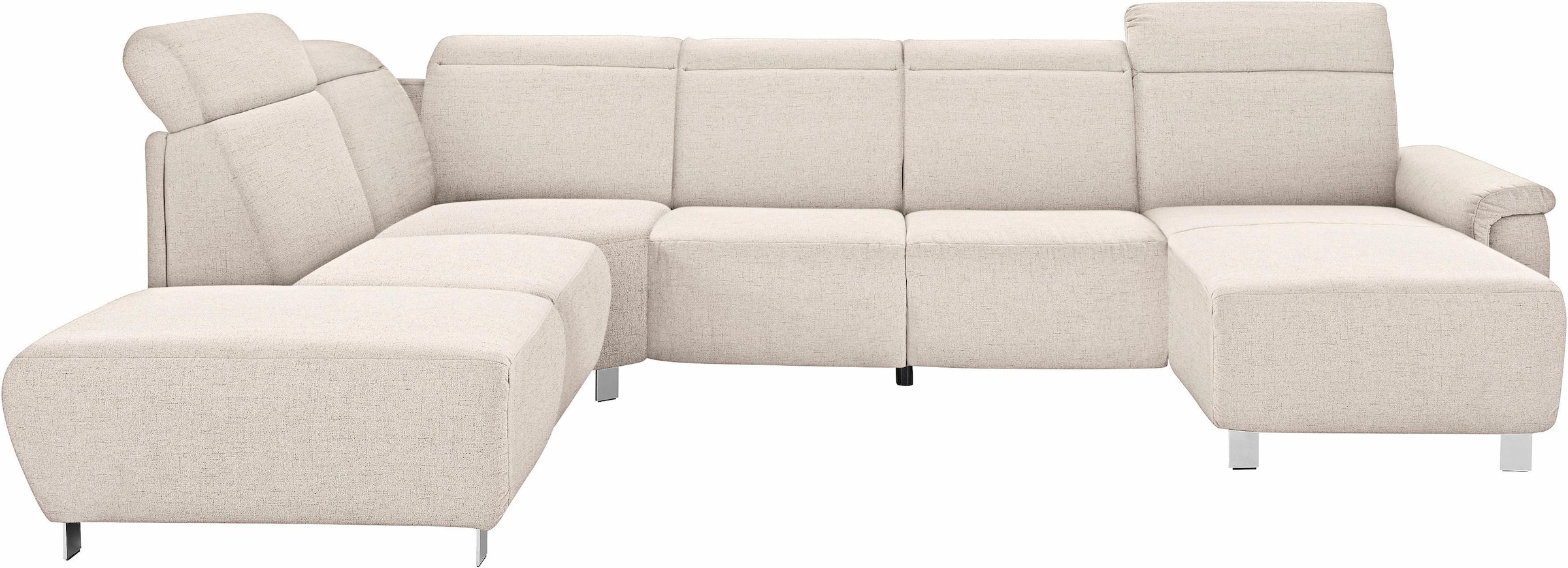 sit&more Wohnlandschaft »Township U-Form«, wahlweise mit elektrischer Wallfree-Funktion