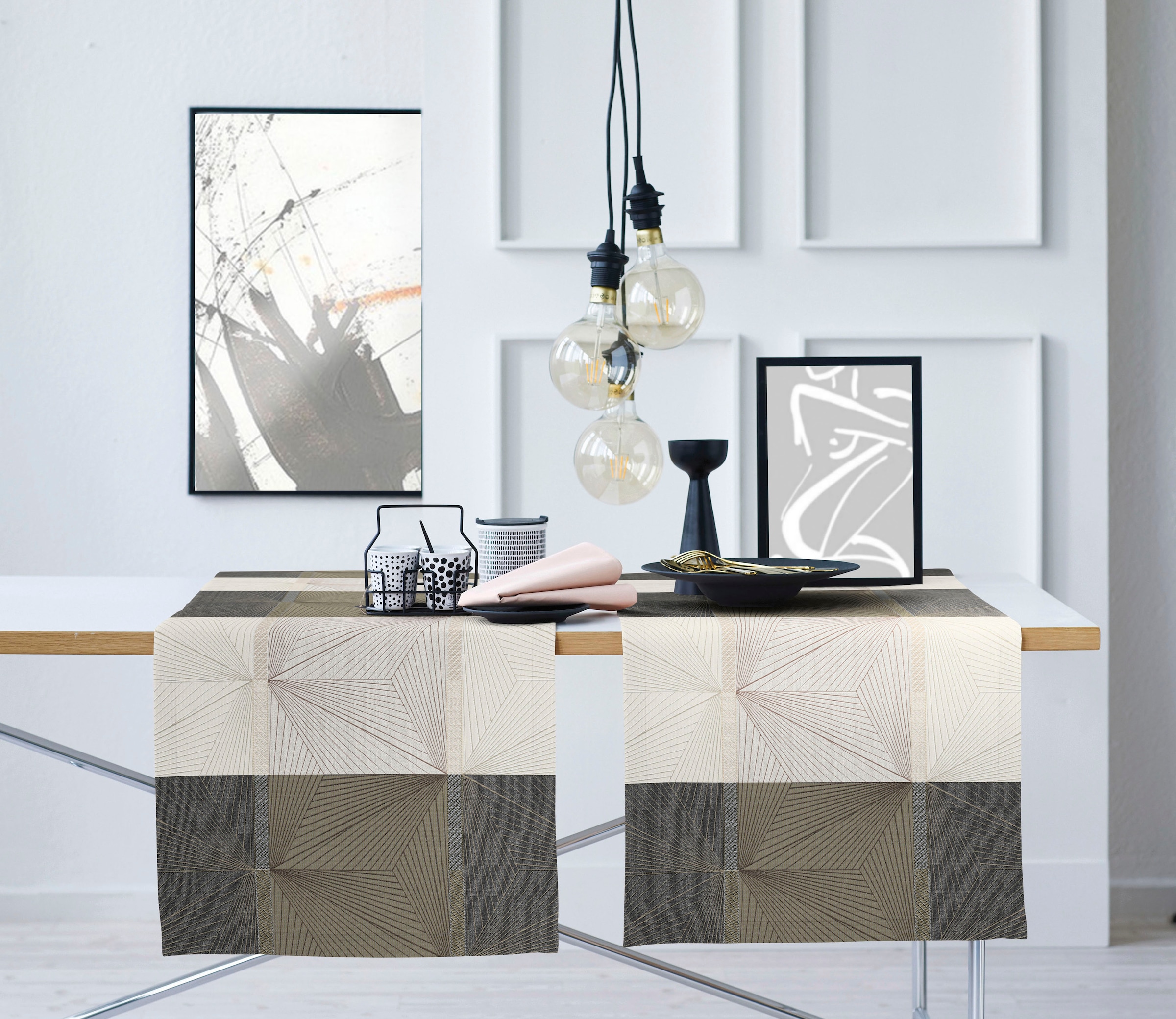 APELT Tischläufer »TOBIA LOFT STYLE, Sommerdeko, Sommer« Jacquard-Gewebe