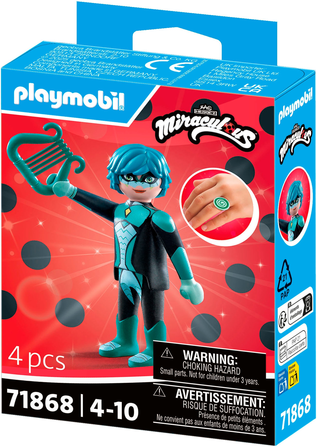 Playmobil® Konstruktions-Spielset »Miraculous: Viperion (71868)«, (4 St.), Made in Europe