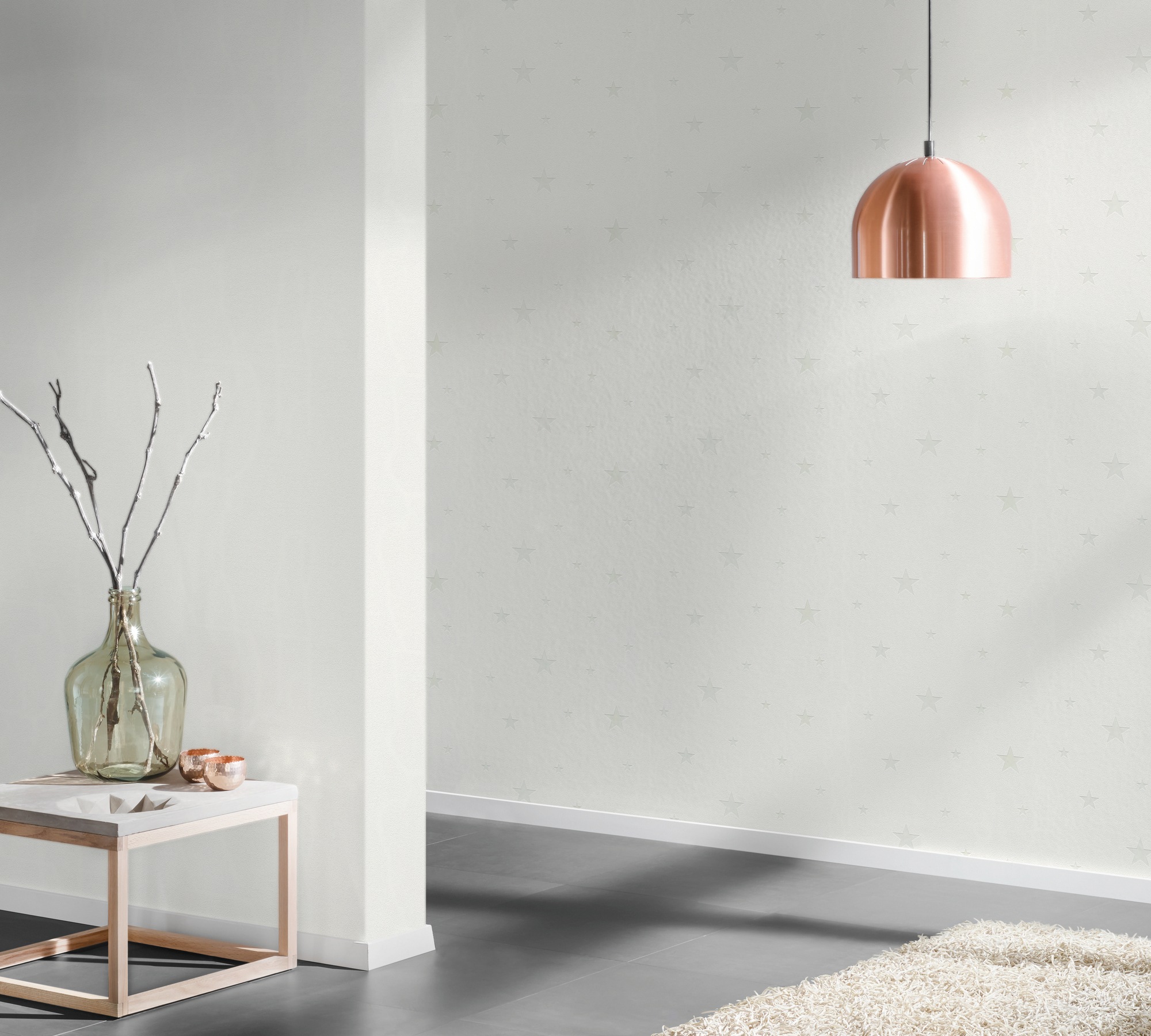 A.S. Création Vliestapete »Il Decoro leuchtet im Dunkeln«, Motiv, Sterntapete Tapete Kinderzimmer