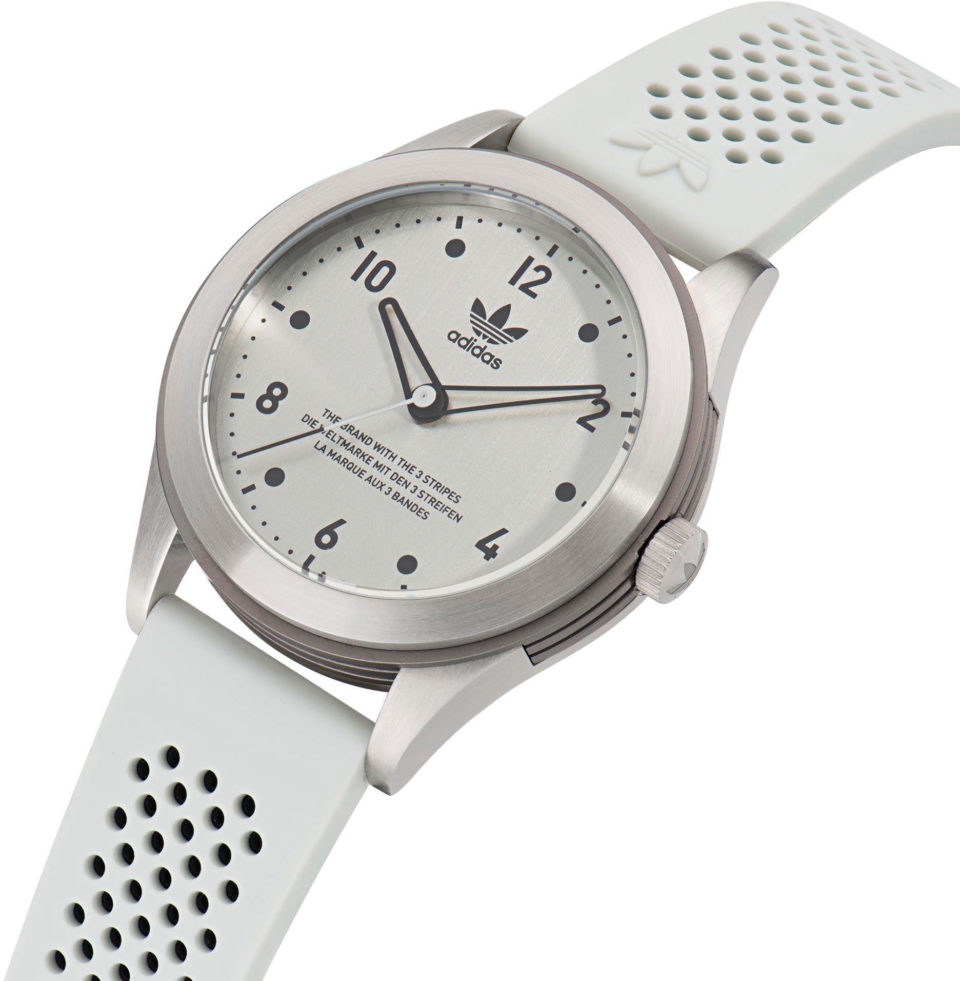 adidas Originals Quarzuhr »CODE THREE«, Armbanduhr, Damenuhr, Herrenuhr, Silikonarmband
