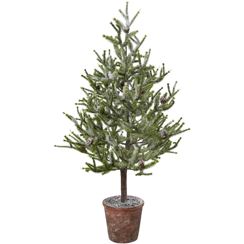 my home Künstlicher Weihnachtsbaum »Weihnachtsdeko, künstlicher Christbaum, Tannenbaum«, Fichte mit Schnee