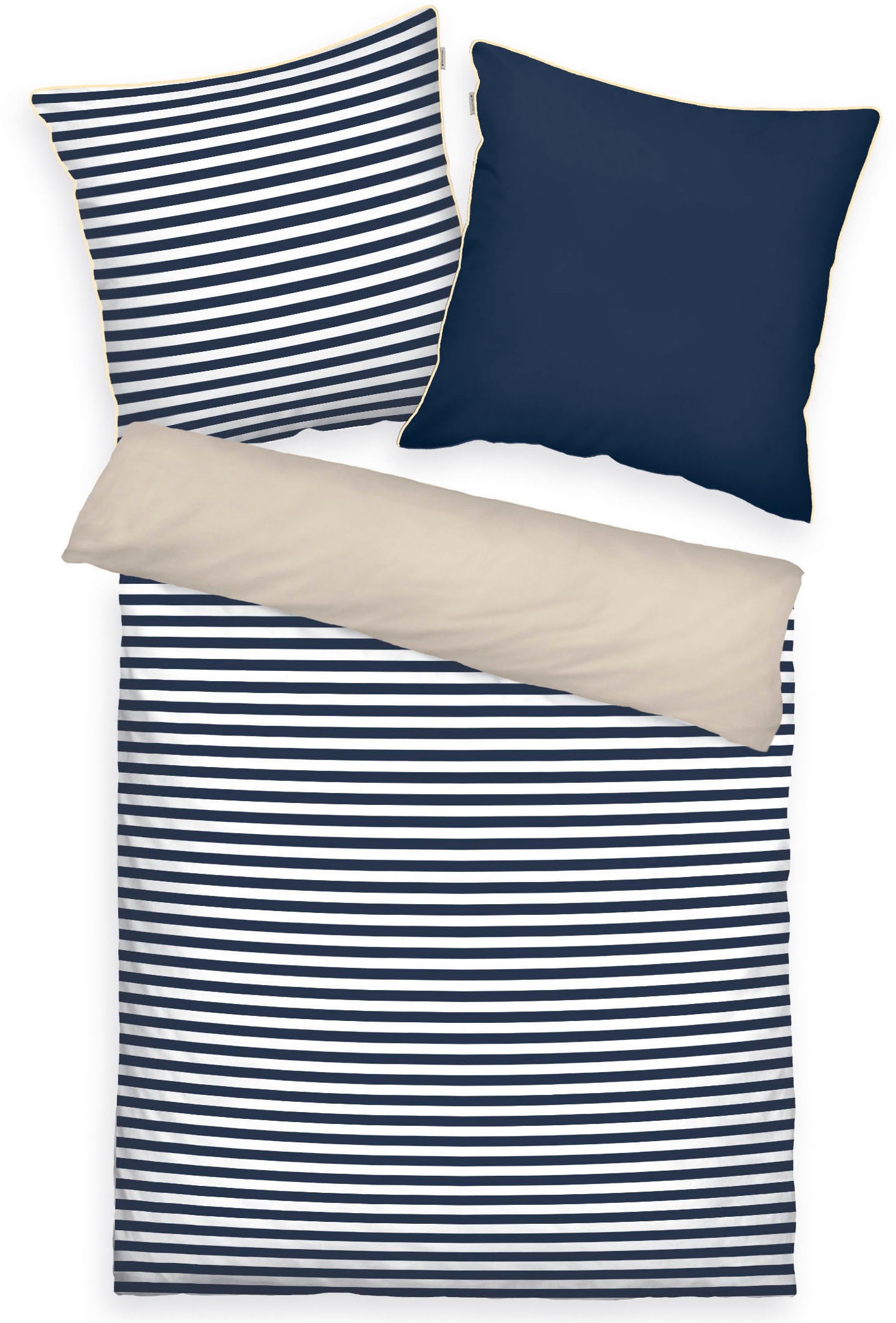TOM TAILOR HOME Bettwäsche »STRIPES WITH A KICK in Gr. 135x200cm oder 155x2 günstig online kaufen