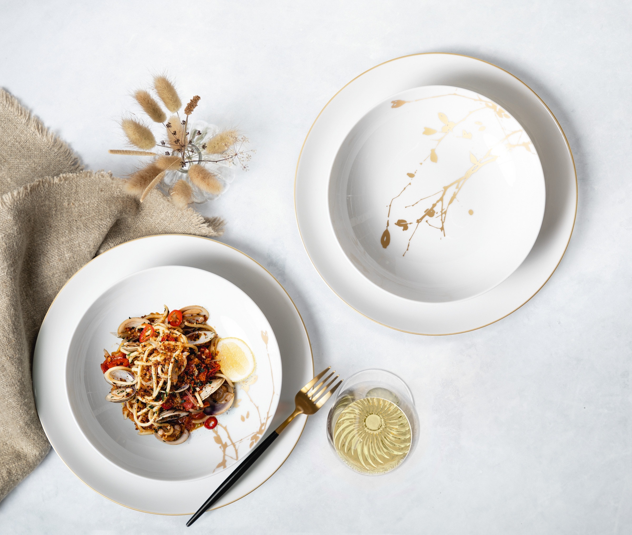 Seltmann Weiden Servierplatte »Liberty Goldrand« Platte oval