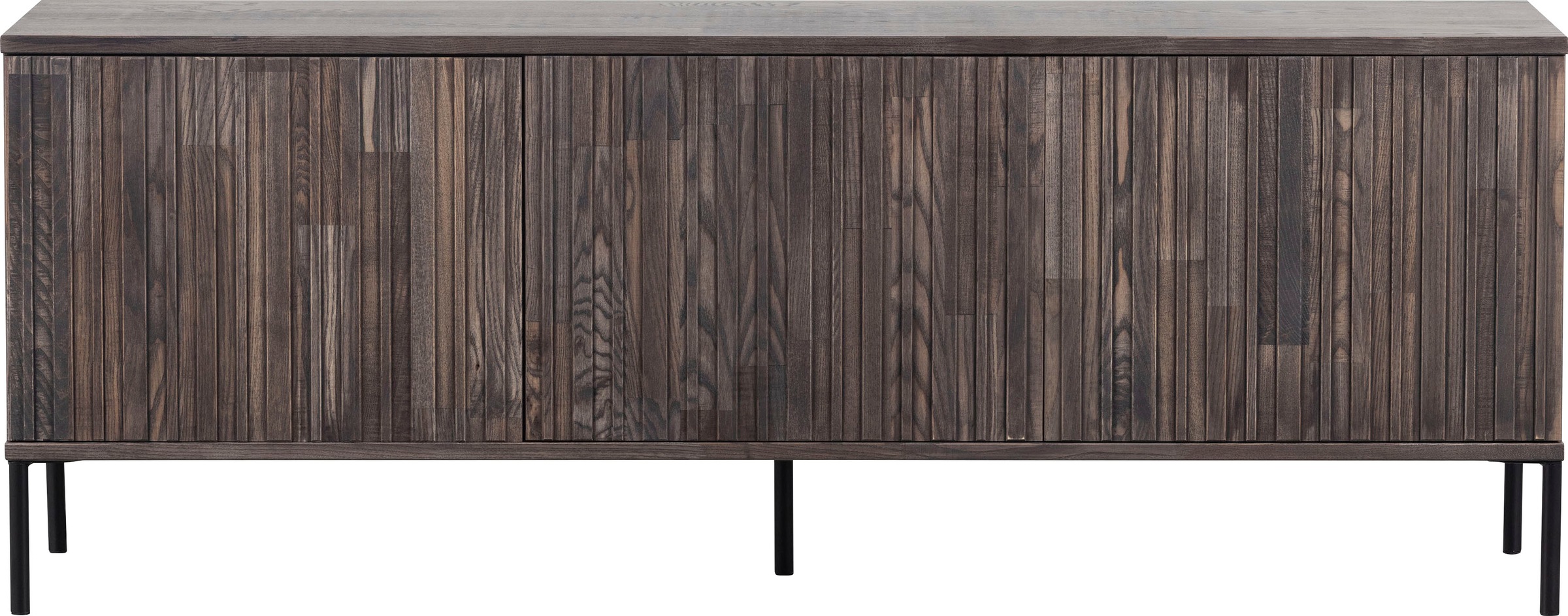 Woood Sideboard »New Gravure, Tv-Kommode, Breite 100 Cm Oder 150 Cm« Kommode Höhe 56 Cm, Mit Grafischen Relieftüren, Viel Stauraum