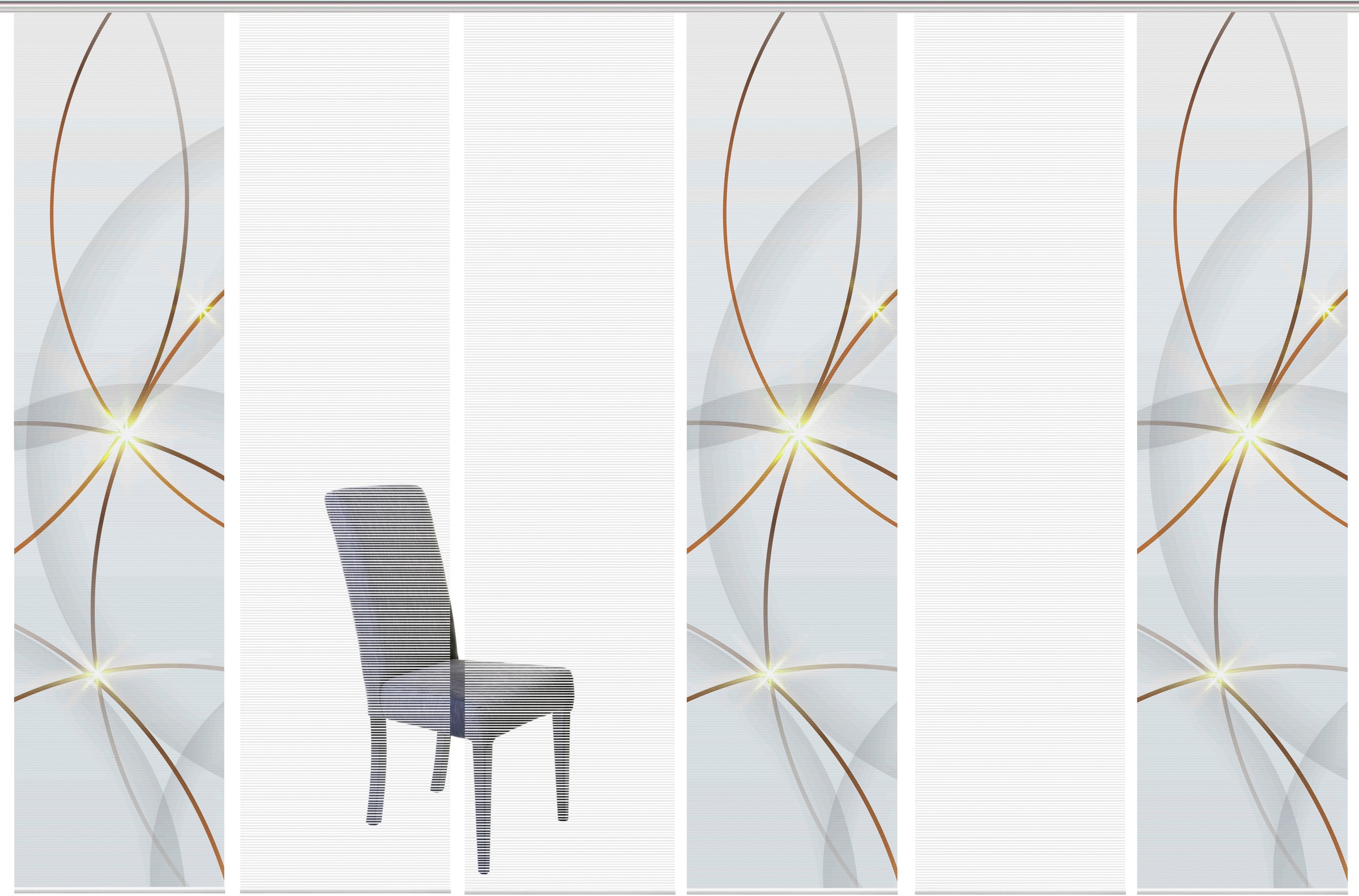 Vision S Schiebegardine »BLINKI« Paneelwagen 1 Stk. tlg. DIGITALDRUCK günstig online kaufen