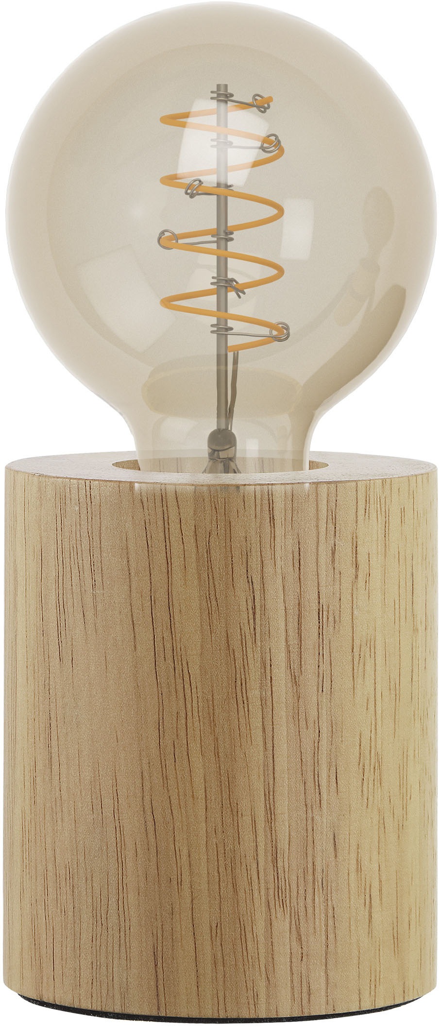 EGLO Tischleuchte »TURIALDO Tischlampe - Holz - E27 - 1X28W - IP20« E27 1 S günstig online kaufen