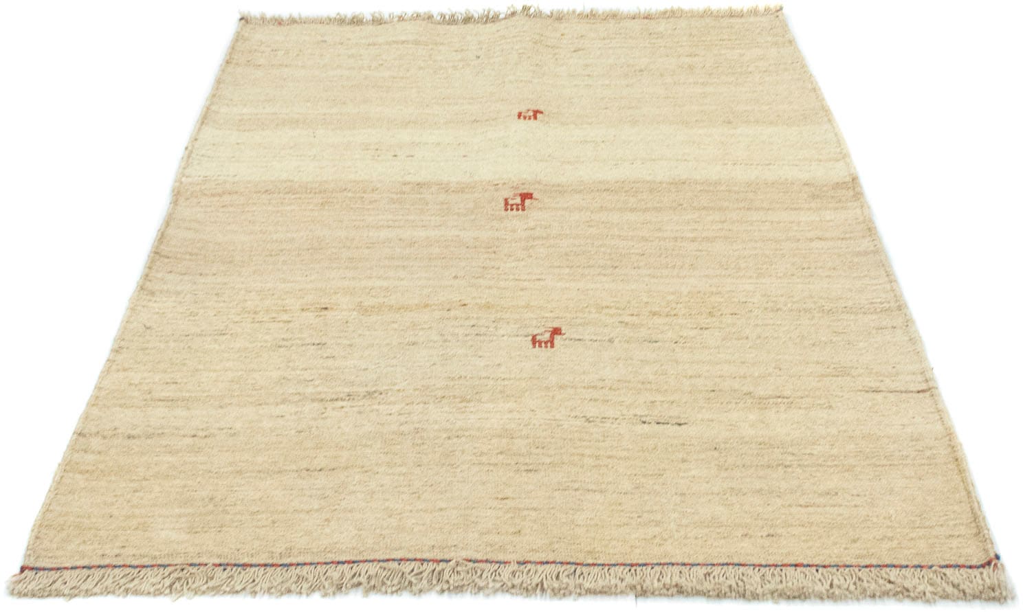 morgenland Wollteppich »Gabbeh Teppich handgeknüpft beige«, rechteckig, schnell handgeknüpft und bequem bestellen