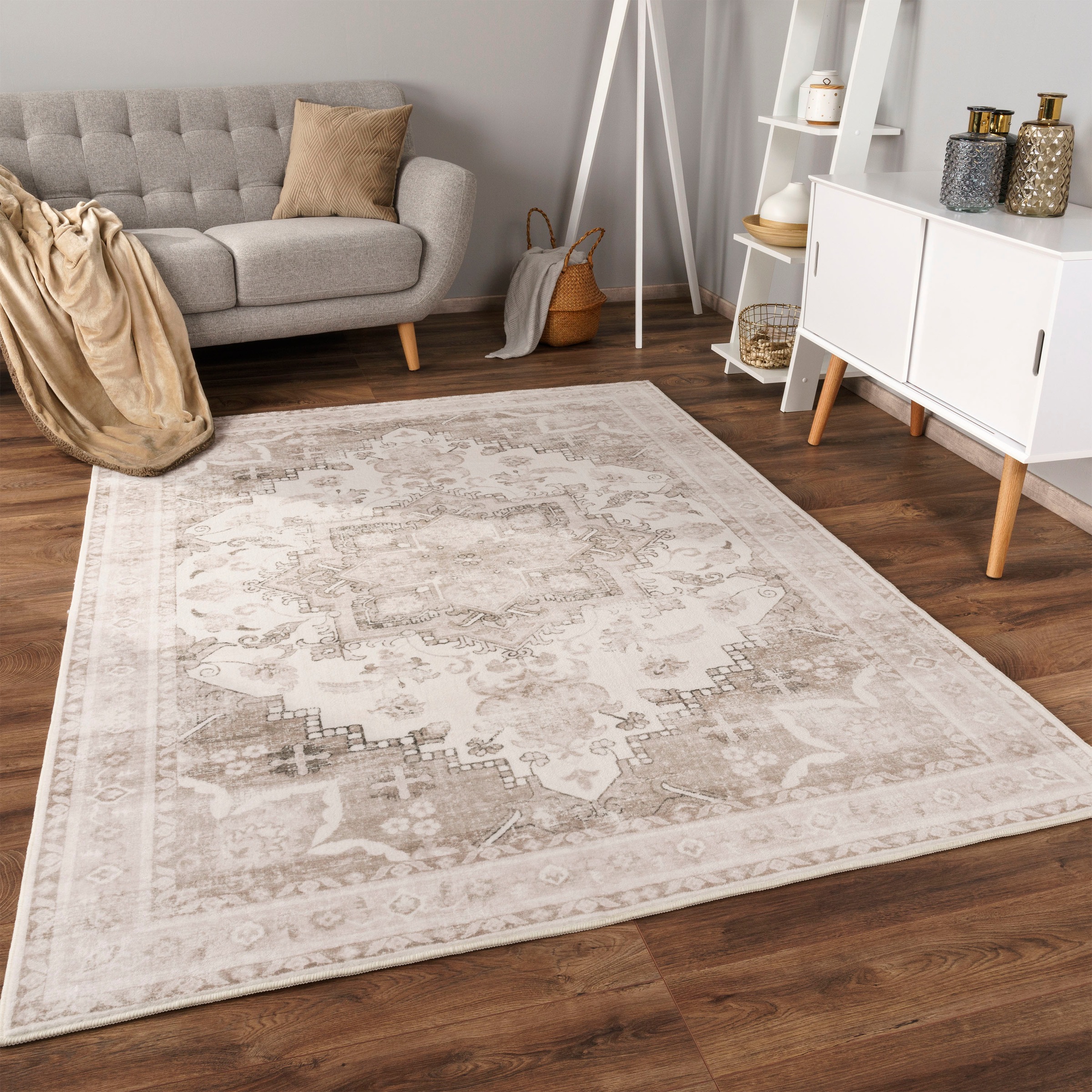 Paco Home Teppich »Cambridge 462«, rechteckig, 12 mm Höhe, Kurzflor, orient günstig online kaufen