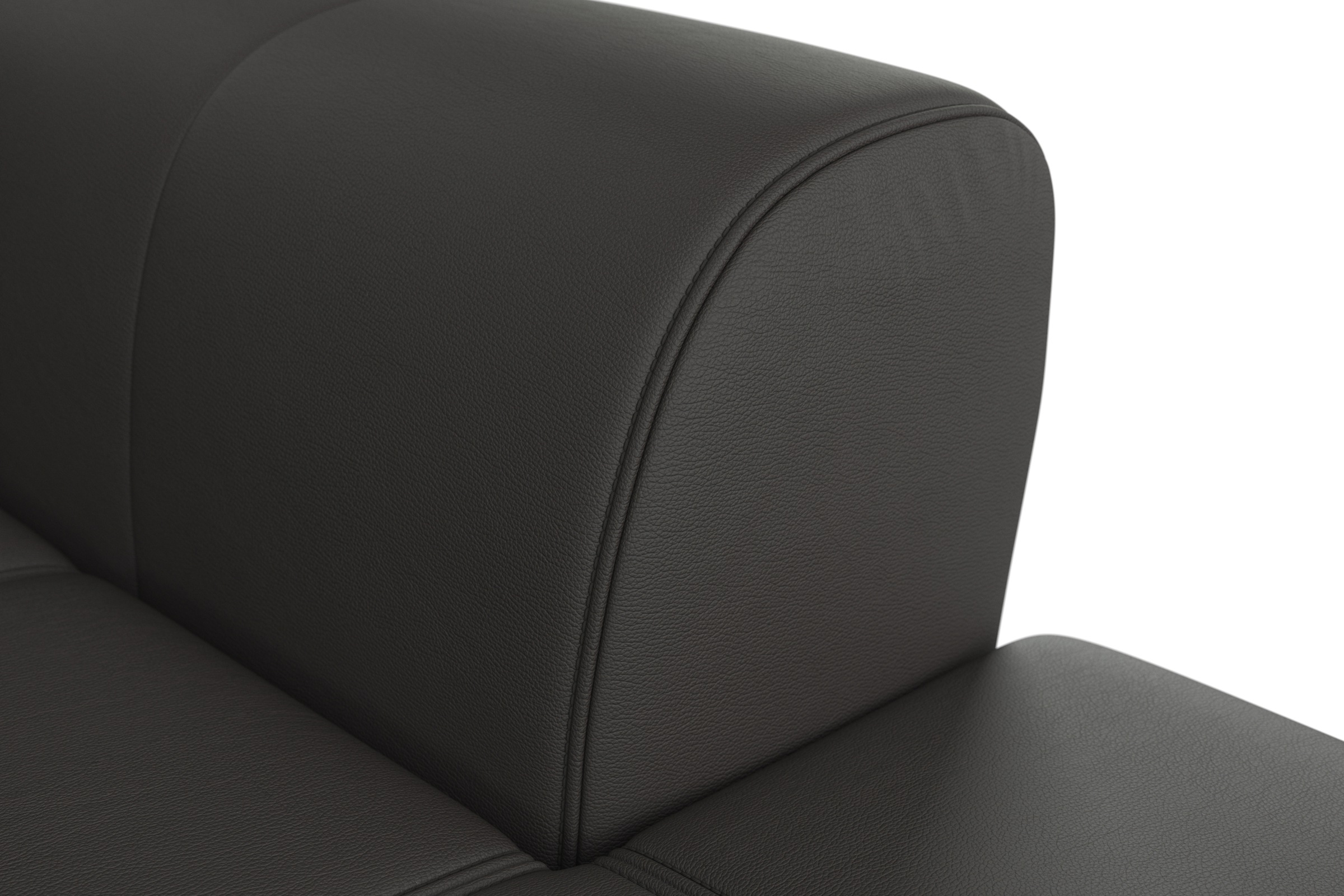 sit&more Ecksofa »Bendigo L-Form«, inklusive Sitztiefenverstellung, Bodenfreiheit 15 cm, 2 Fußfarben