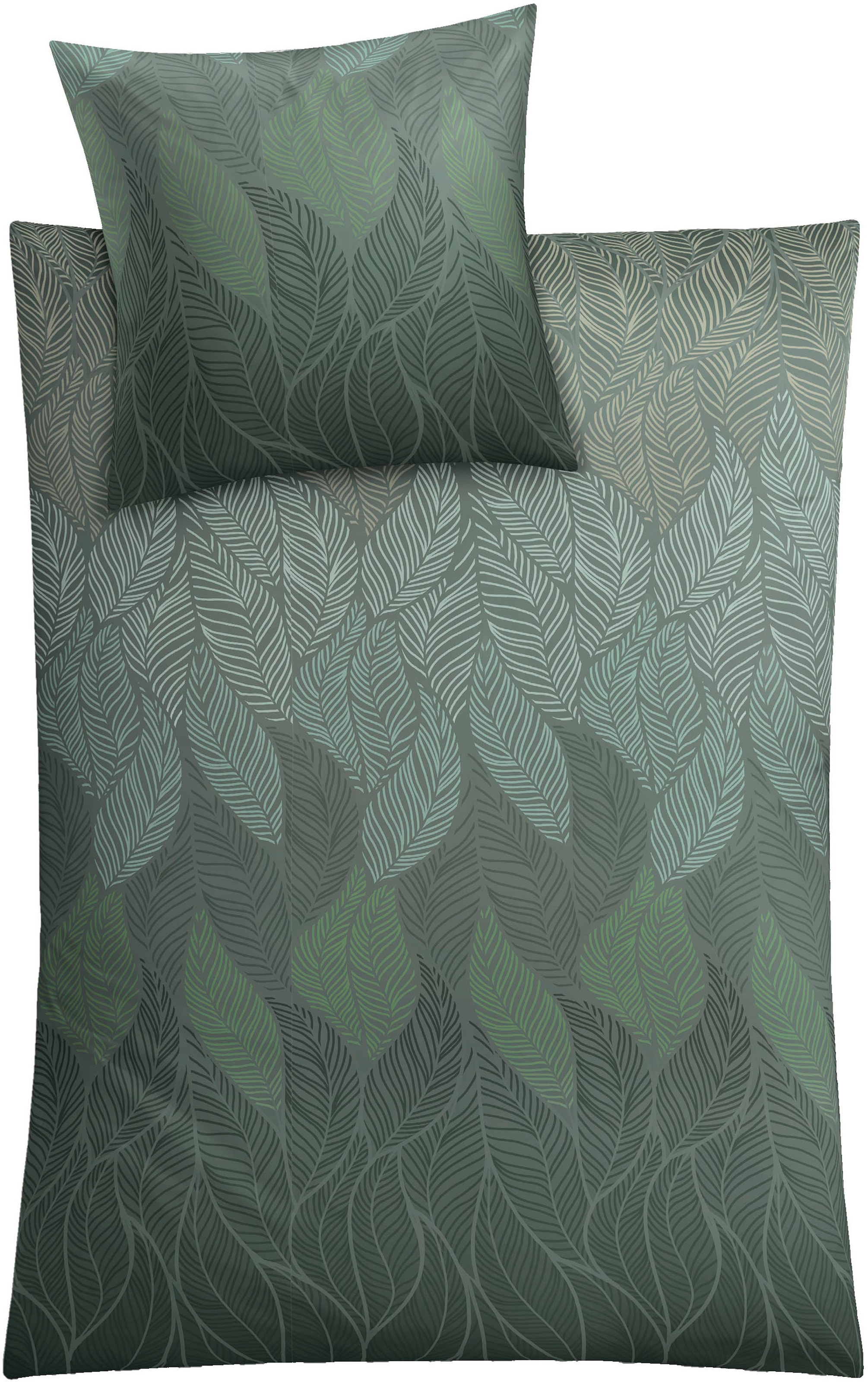 Kleine Wolke Bettwäsche »Jamiro« 2 Stk. tlg. mit Blättern günstig online kaufen